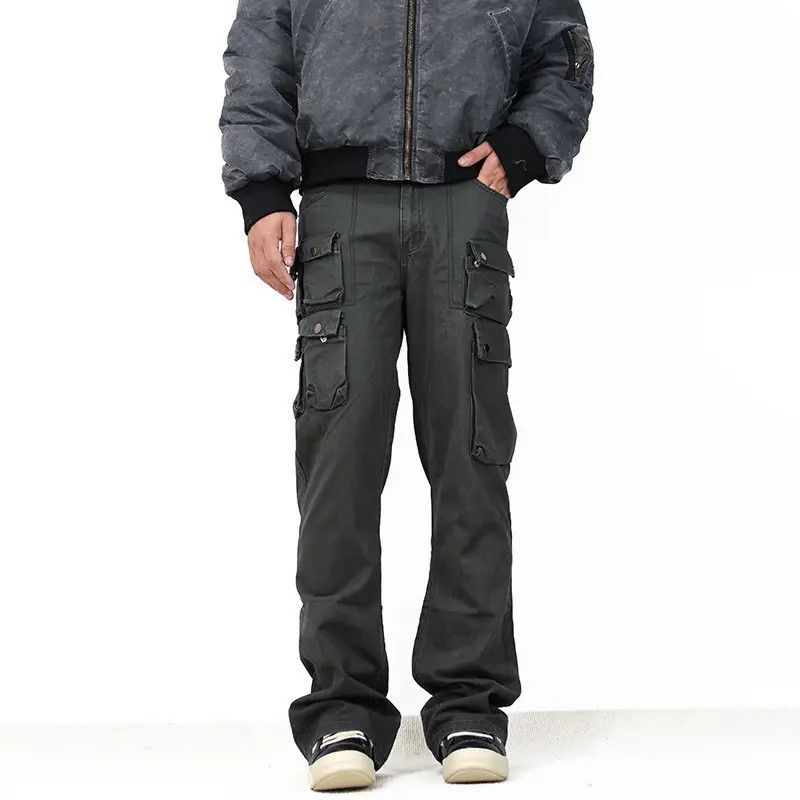 Japanese Brand × Jean Retro loose high street micro flared jeans Size US 32 / EU 48 - 4 Thumbnail