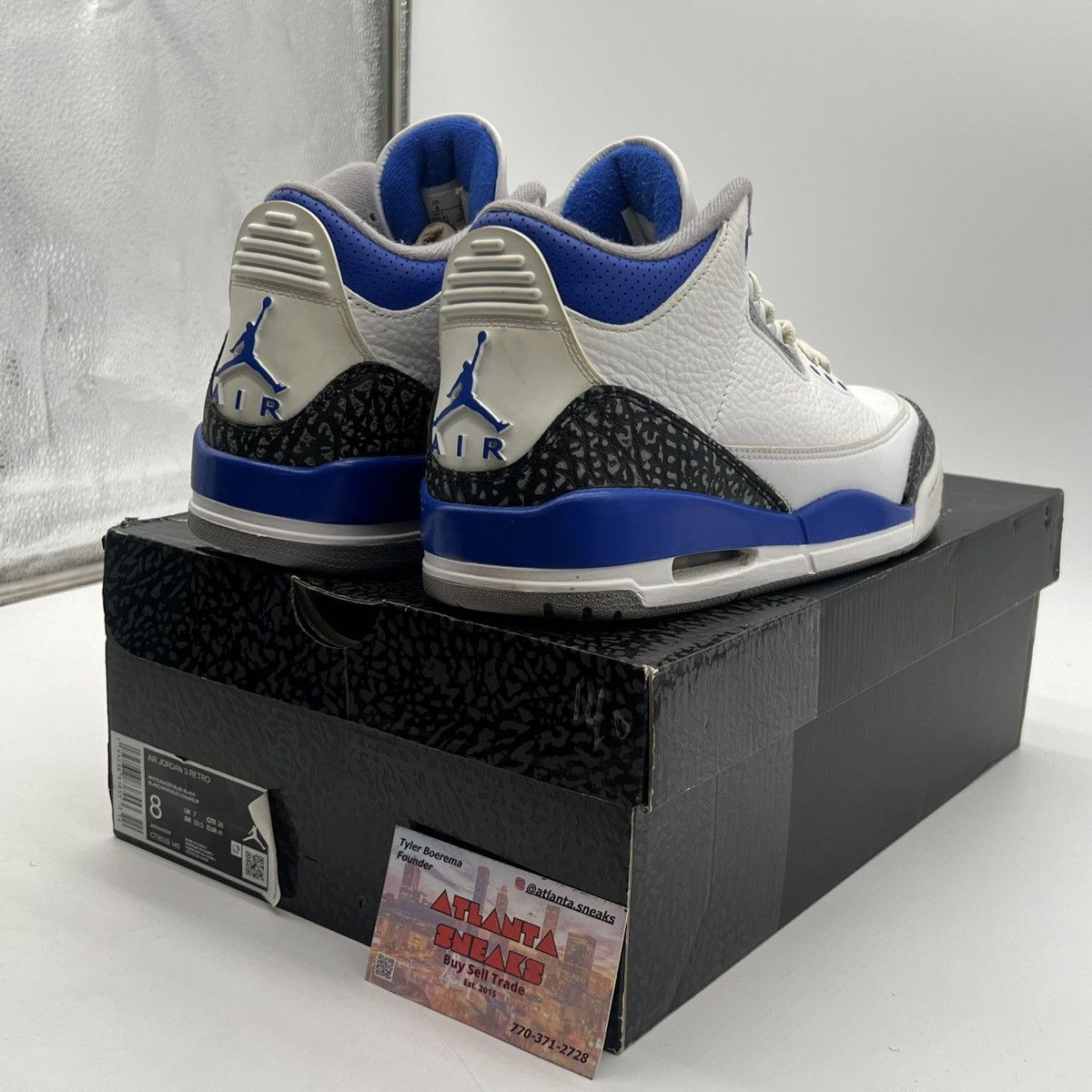 Jordan Brand Air Jordan 3 racer blue Size US 8 / EU 41 - 5 Thumbnail