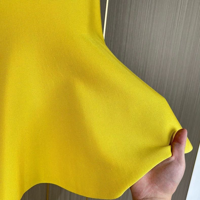 Dior Dior Dior Sleeveless Dress in Bright Yellow Color-2507 Size S / US 4 / IT 40 - 4 Thumbnail