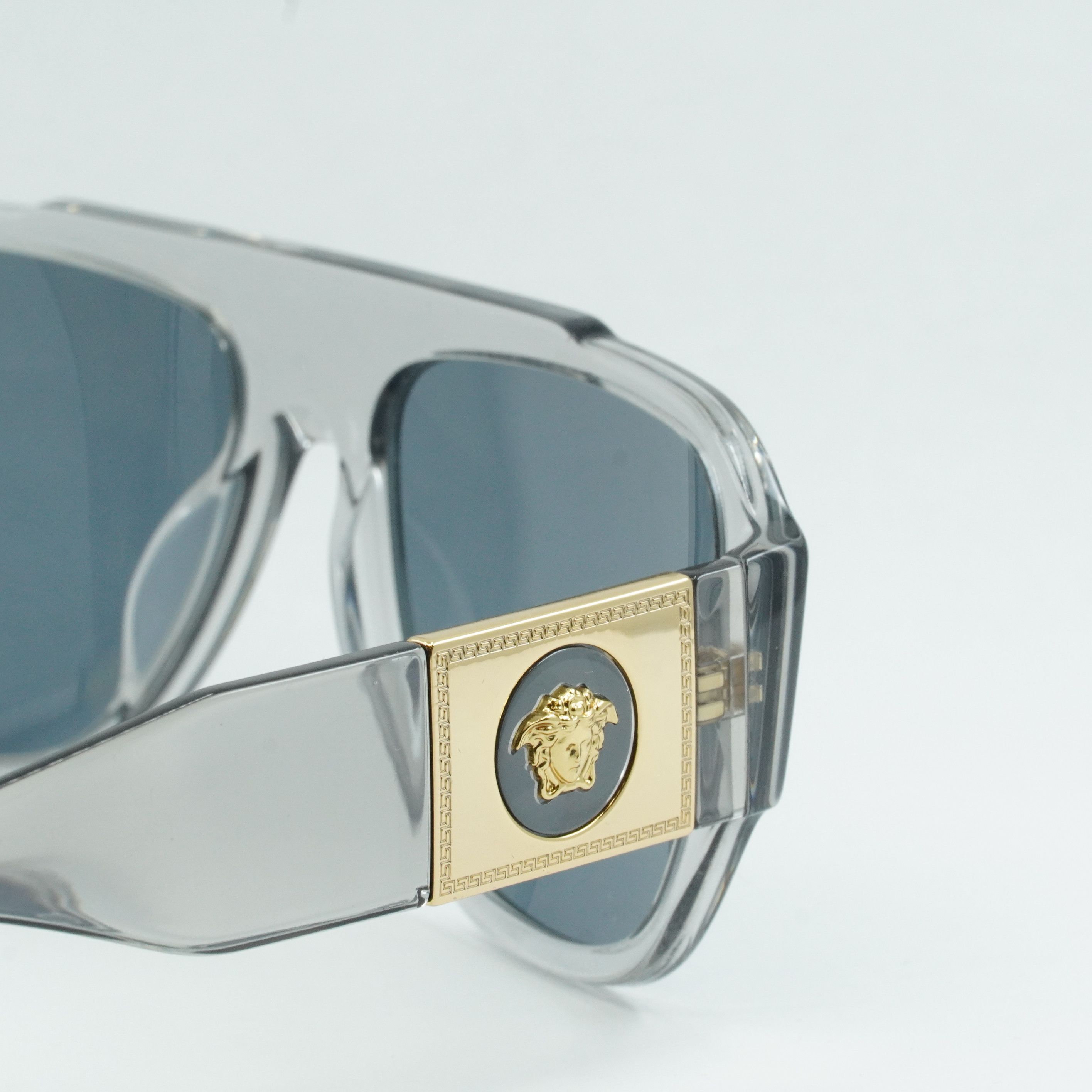 Versace Versace VE4436U 530580 Sunglasses Grey Aviator Frame Size ONE SIZE - 5 Thumbnail