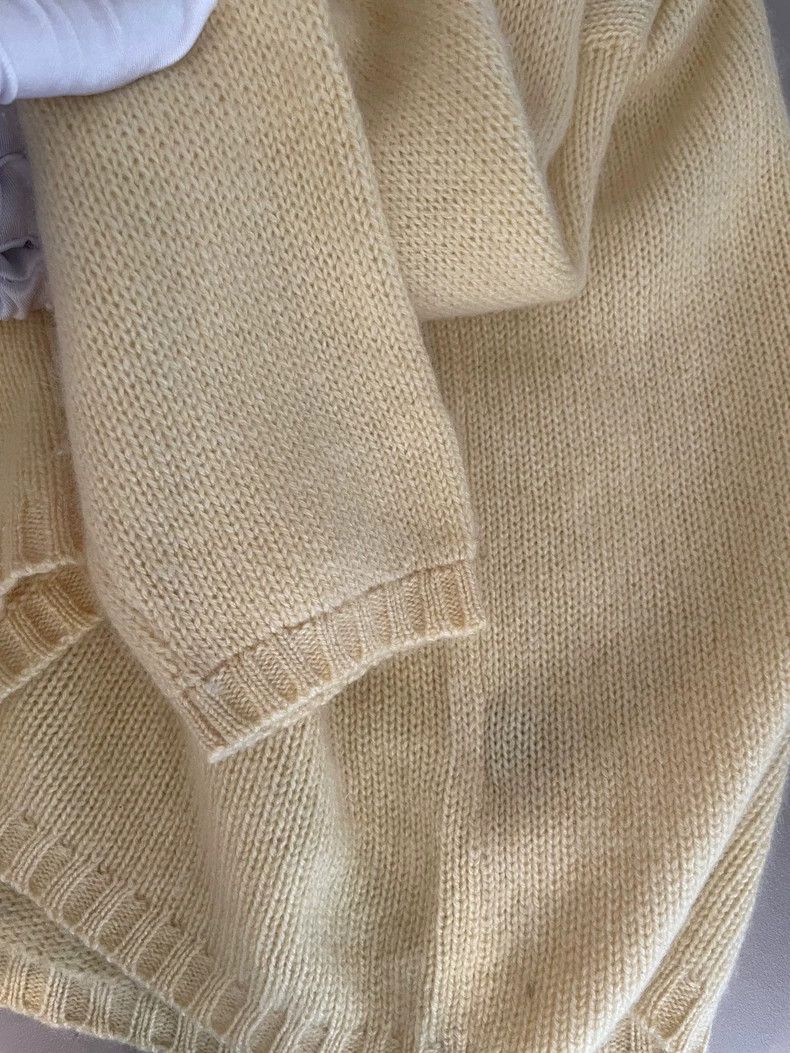Loro Piana LORO PIANA Goose yellow cashmere sweater Size M / US 6-8 / IT 42-44 - 6 Thumbnail