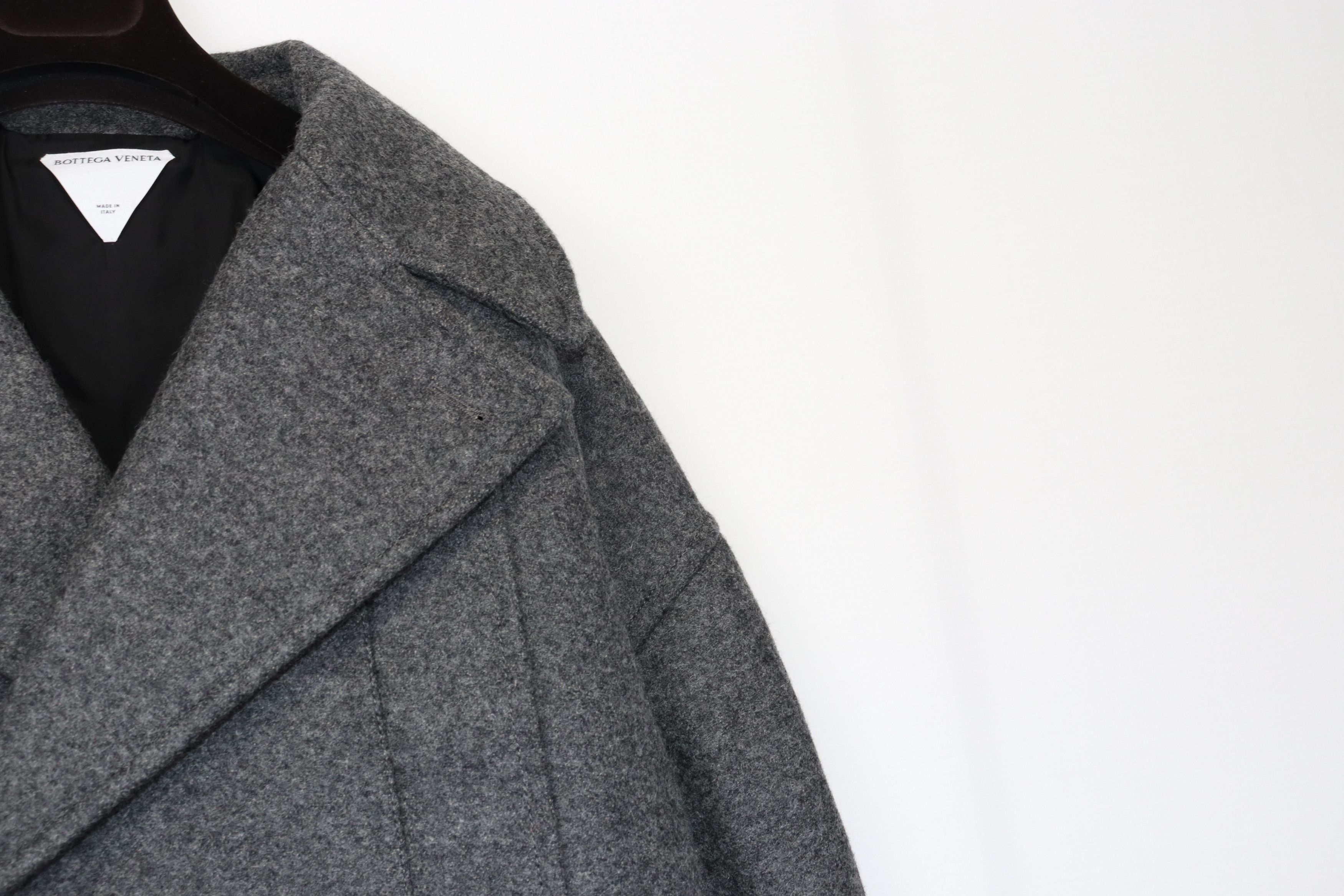 Bottega Veneta o1rshd10124 Double Splittable Wool Felt Jacket Charcoal Size US M / EU 48-50 / 2 - 5 Thumbnail