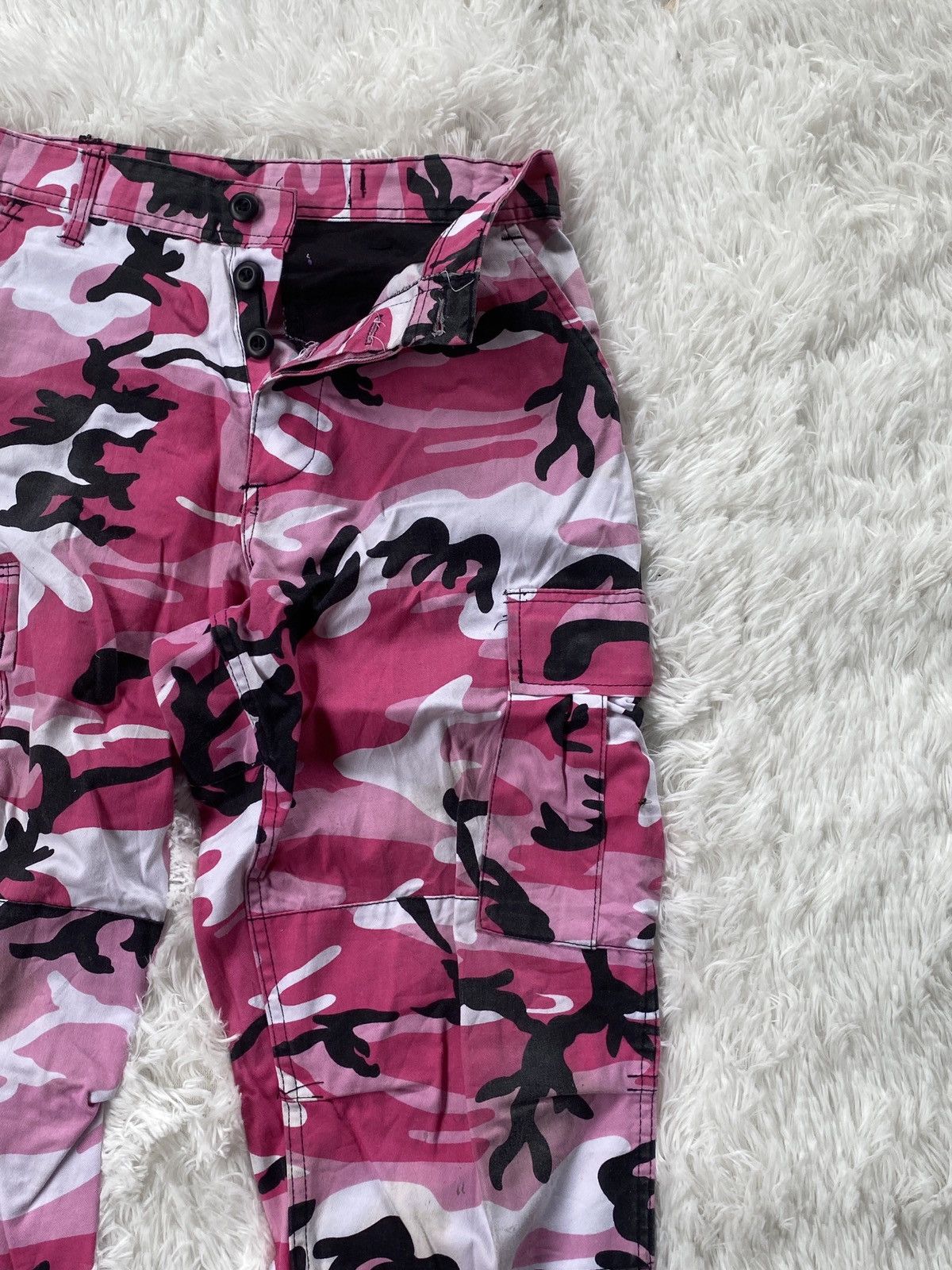 Rothco OFFER 🔥ROTHCO Pink Camouflage Paratrooper Cargo Pants Size US 29 - 4 Thumbnail
