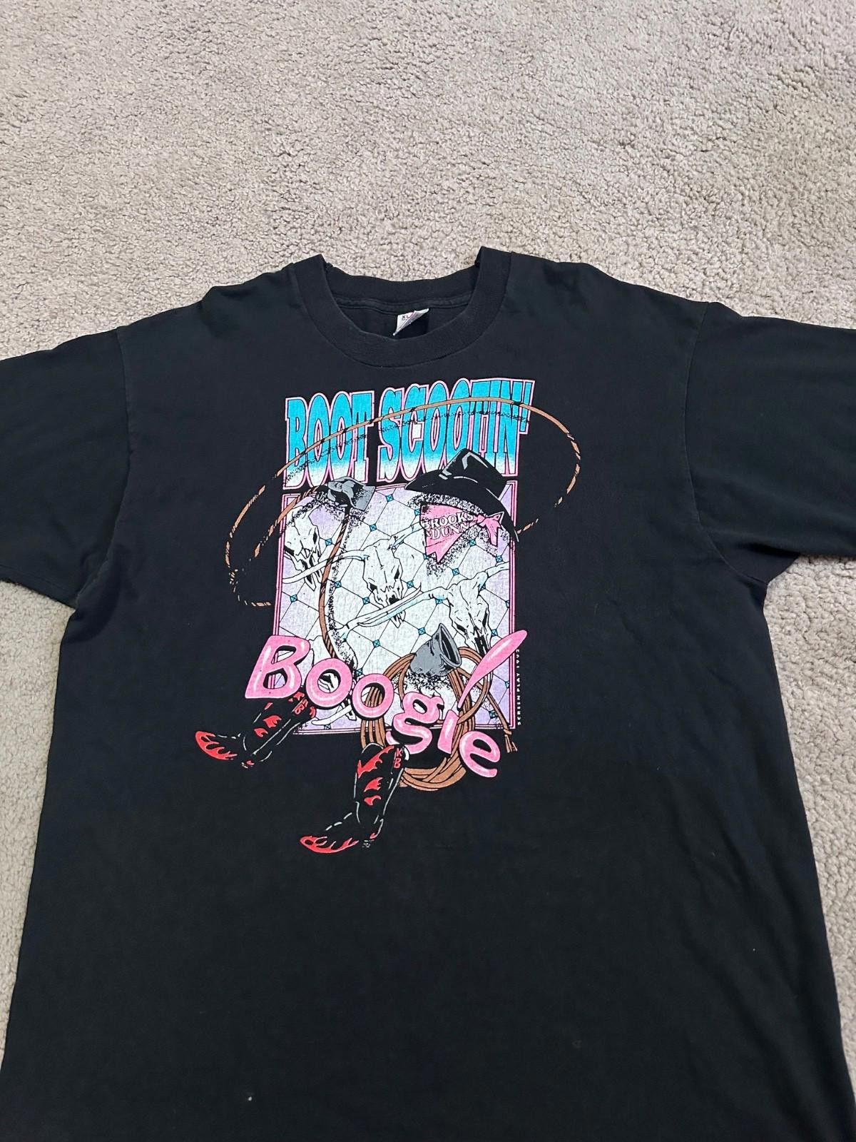 Fruit Of The Loom Vintage 1992 Brooks & Dunn Boot Scootin' Boogie Shirt XL Size US XL / EU 56 / 4 - 3 Thumbnail