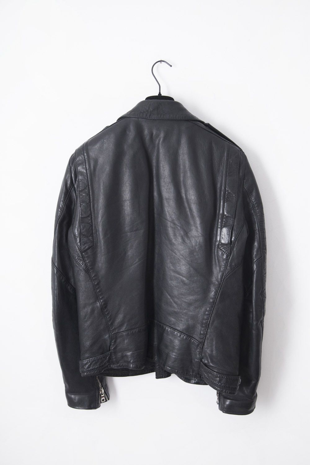 Balmain AW13 black leather biker jacket Size US M / EU 48-50 / 2 - 6 Thumbnail