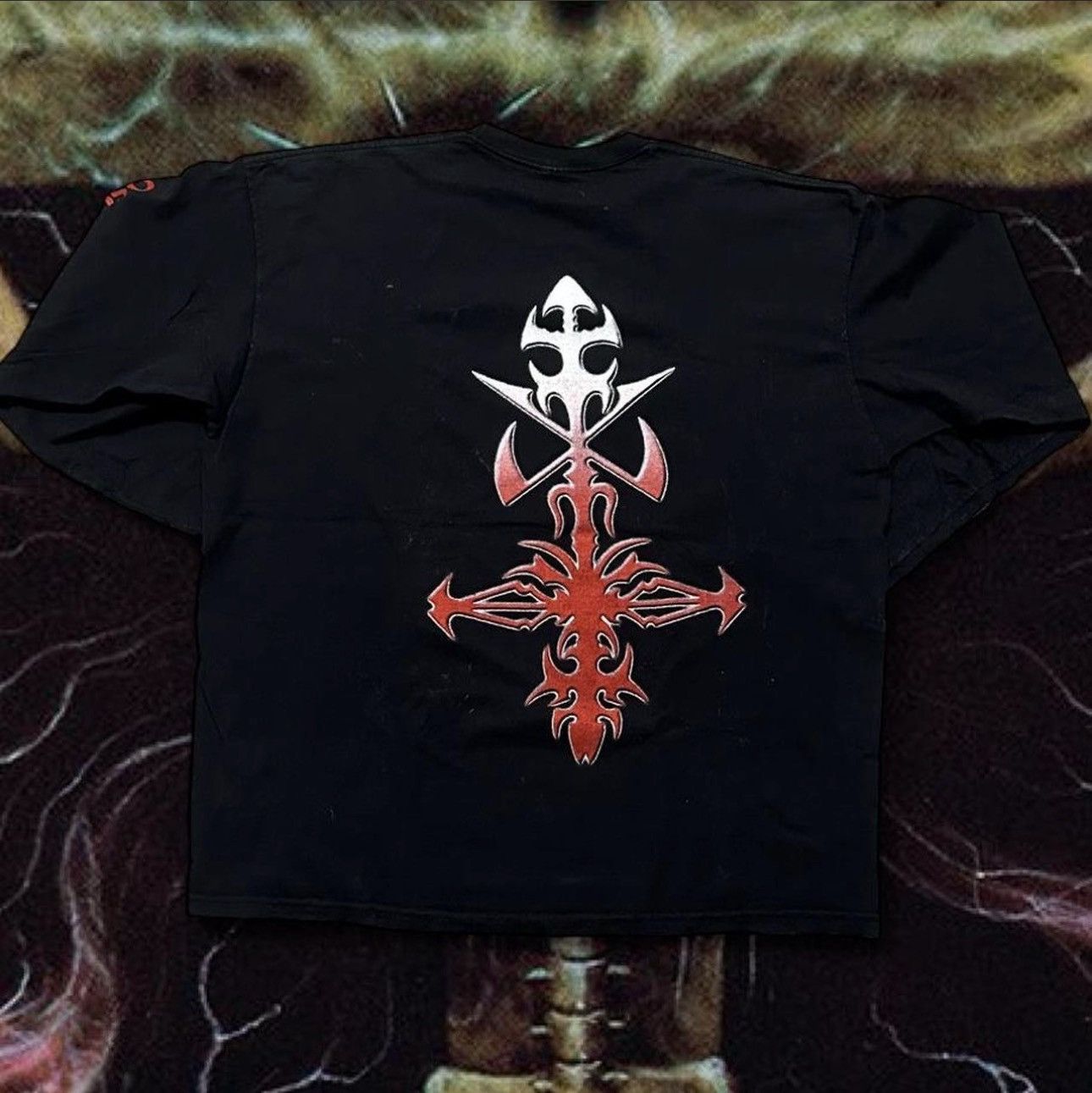 Other Vintage Hypocrisy Osculum Obscenum Long Sleeve Size US XL / EU 56 / 4 - 2 Thumbnail