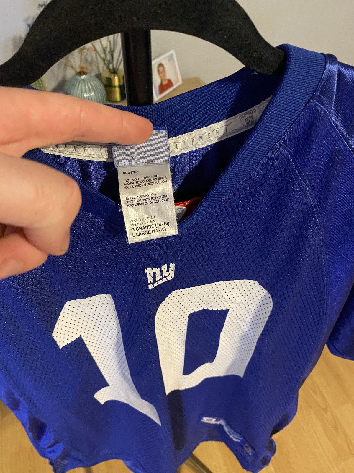 Reebok Reebok vintage jersey size S #10 Manning Giants Size US S / EU 44-46 / 1 - 5 Thumbnail