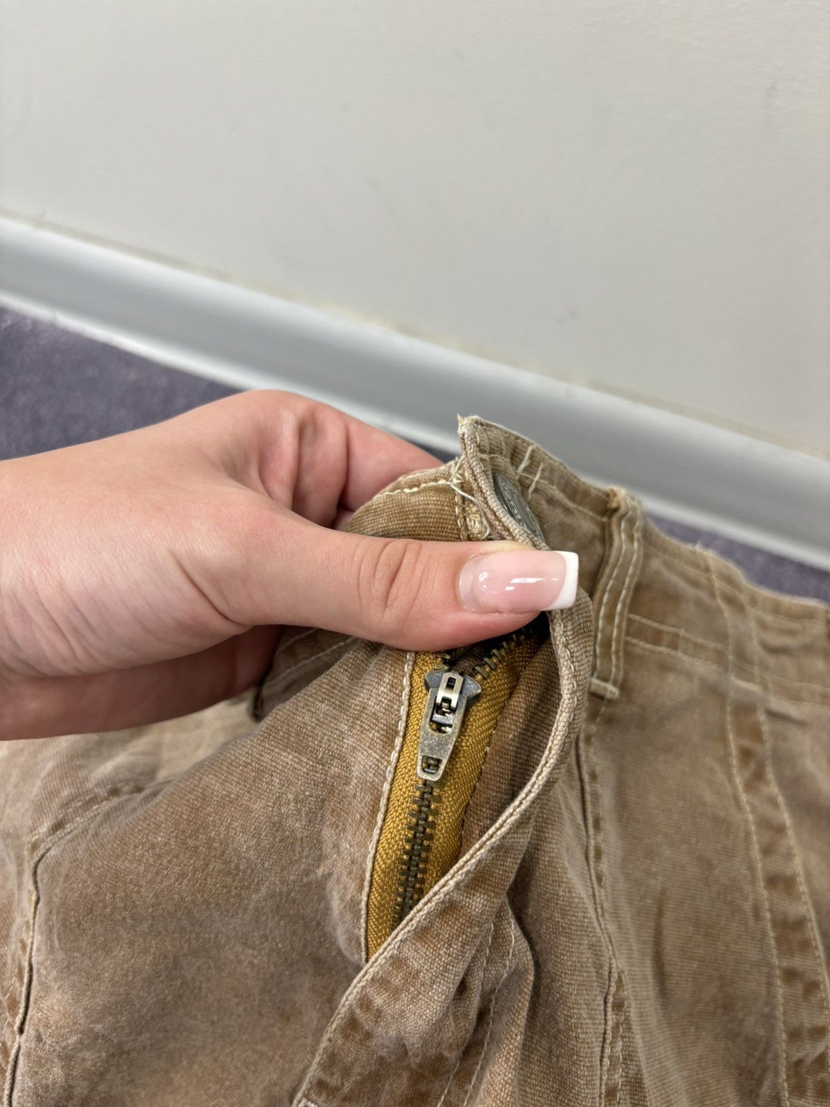 Dickies × Vintage Vintage Dickies Y2K American Hype Brown Utility Cargo Pants Size US 30 / EU 46 - 13 Thumbnail