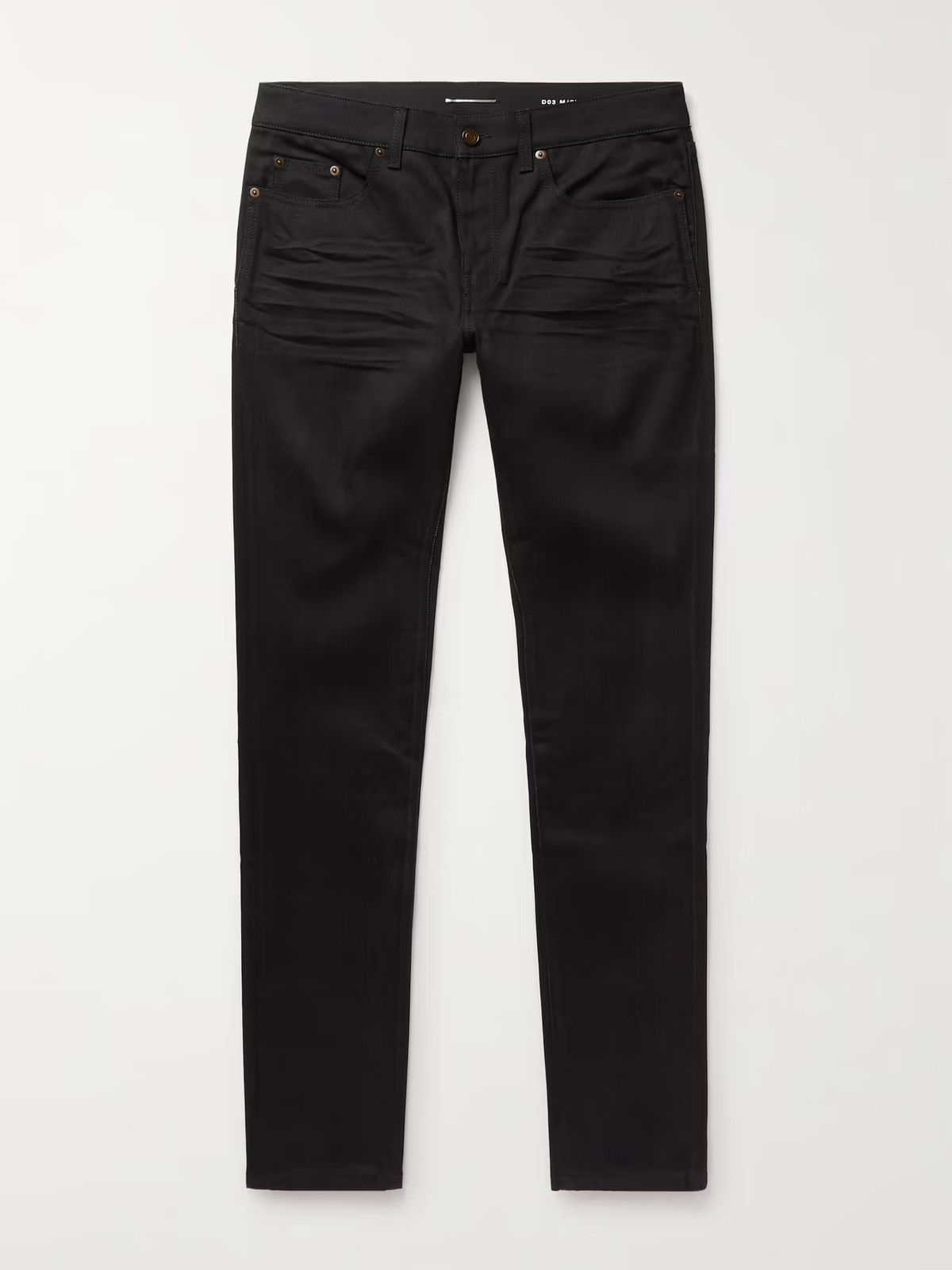 Saint Laurent Paris D02 Skinny 5 Pocket Low Waist Jeans Size US 33 - 1 Thumbnail