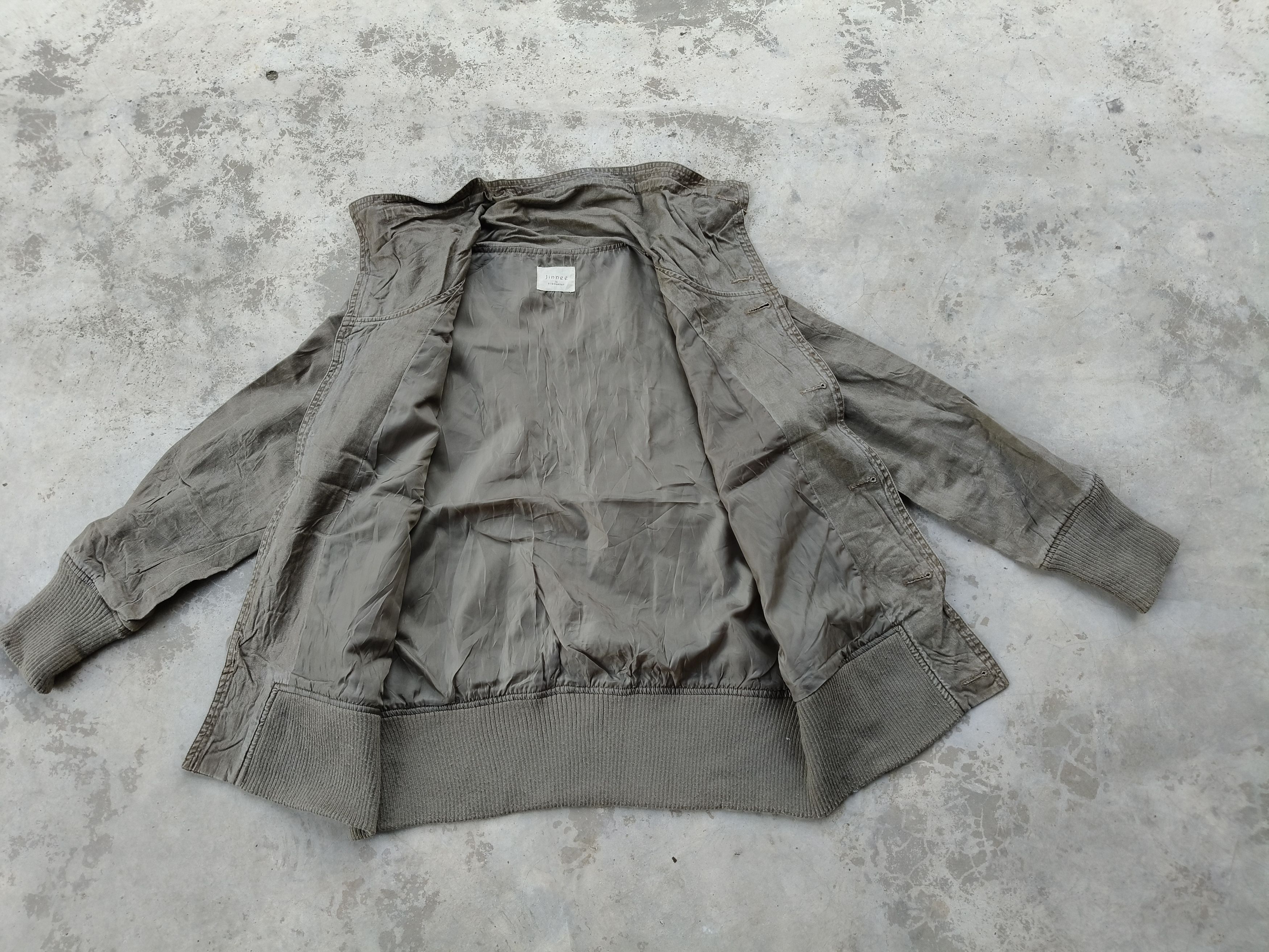 Japanese Brand Jinnee Button Up High Neck Jacket Size L / US 10 / IT 46 - 7 Thumbnail