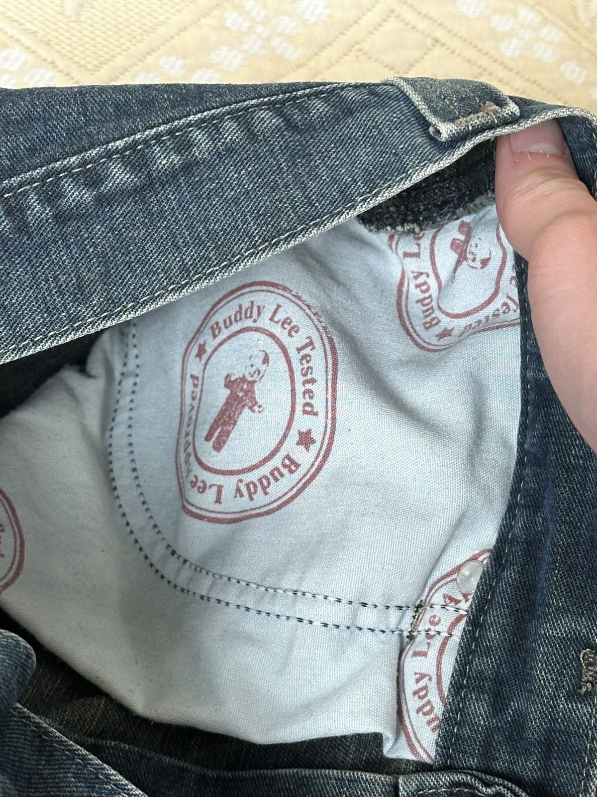 Japanese Brand 🔥VINTAGE DENIM CARPENTER DETROIT CHORE JEANS LEE DUNGAREES Size US 32 / EU 48 - 11 Thumbnail