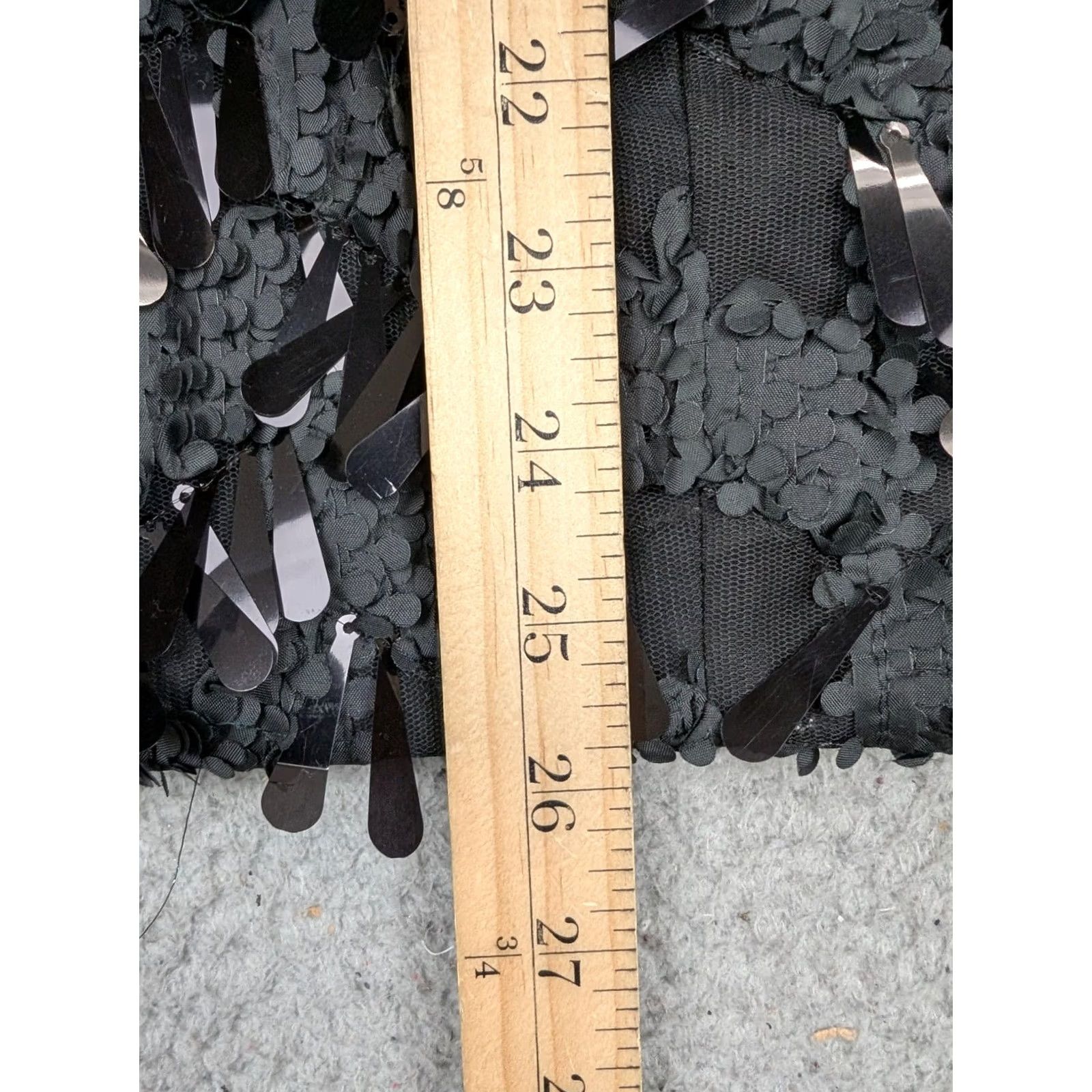 Bcbgmaxazria BCBGMAXAZRIA Dress Womens 0 Black Sequin Mini Strappy Lined Party Cocktail Size XS / US 0-2 / IT 36-38 - 6 Thumbnail