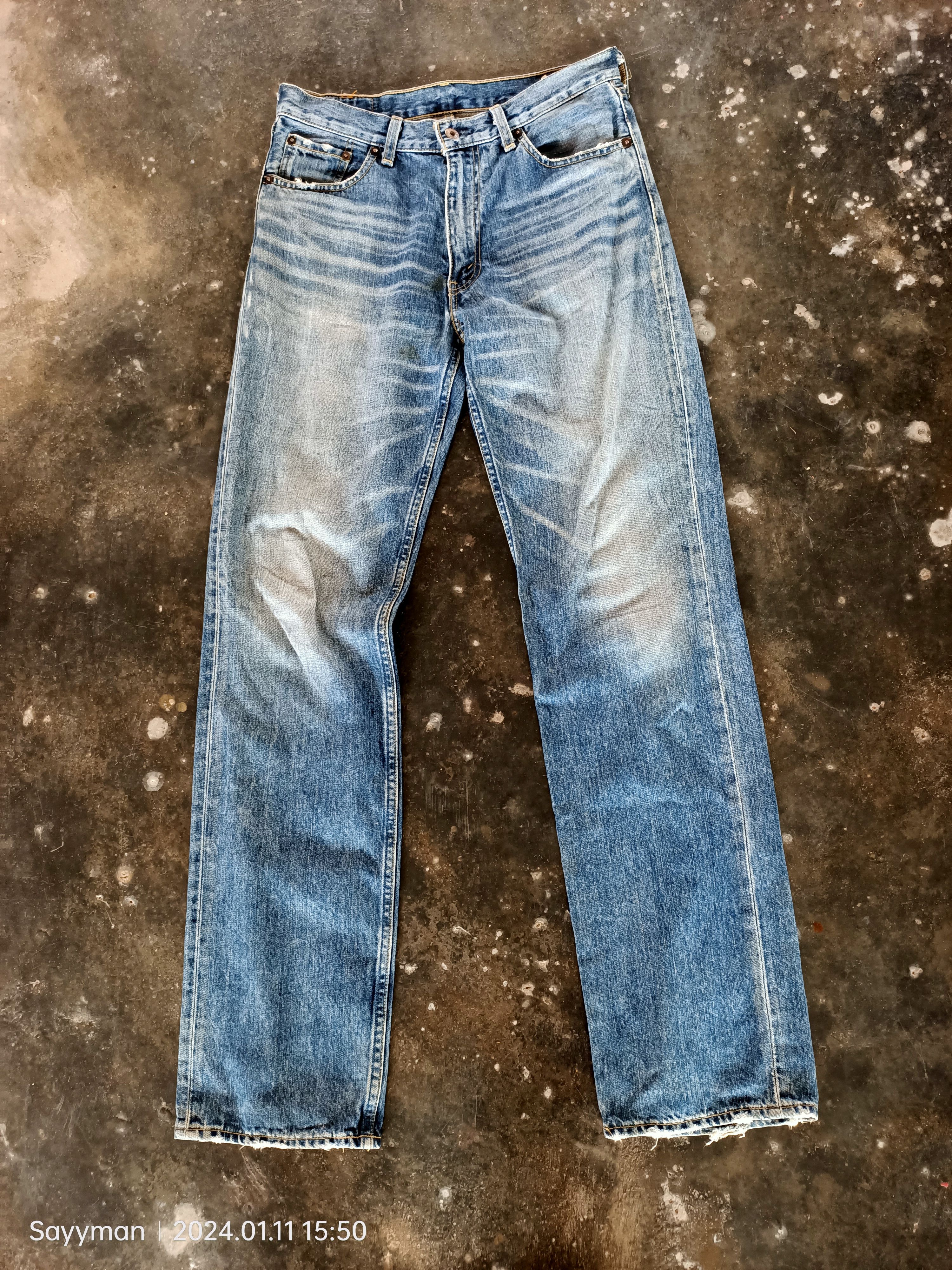 image of Distressed Denim x Levis VTG Y2K Levis Japan 502 in Blue, Men's (Size 31)