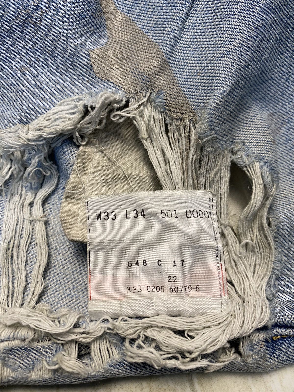 Vintage Levis 501 Size US 33 - 16 Thumbnail