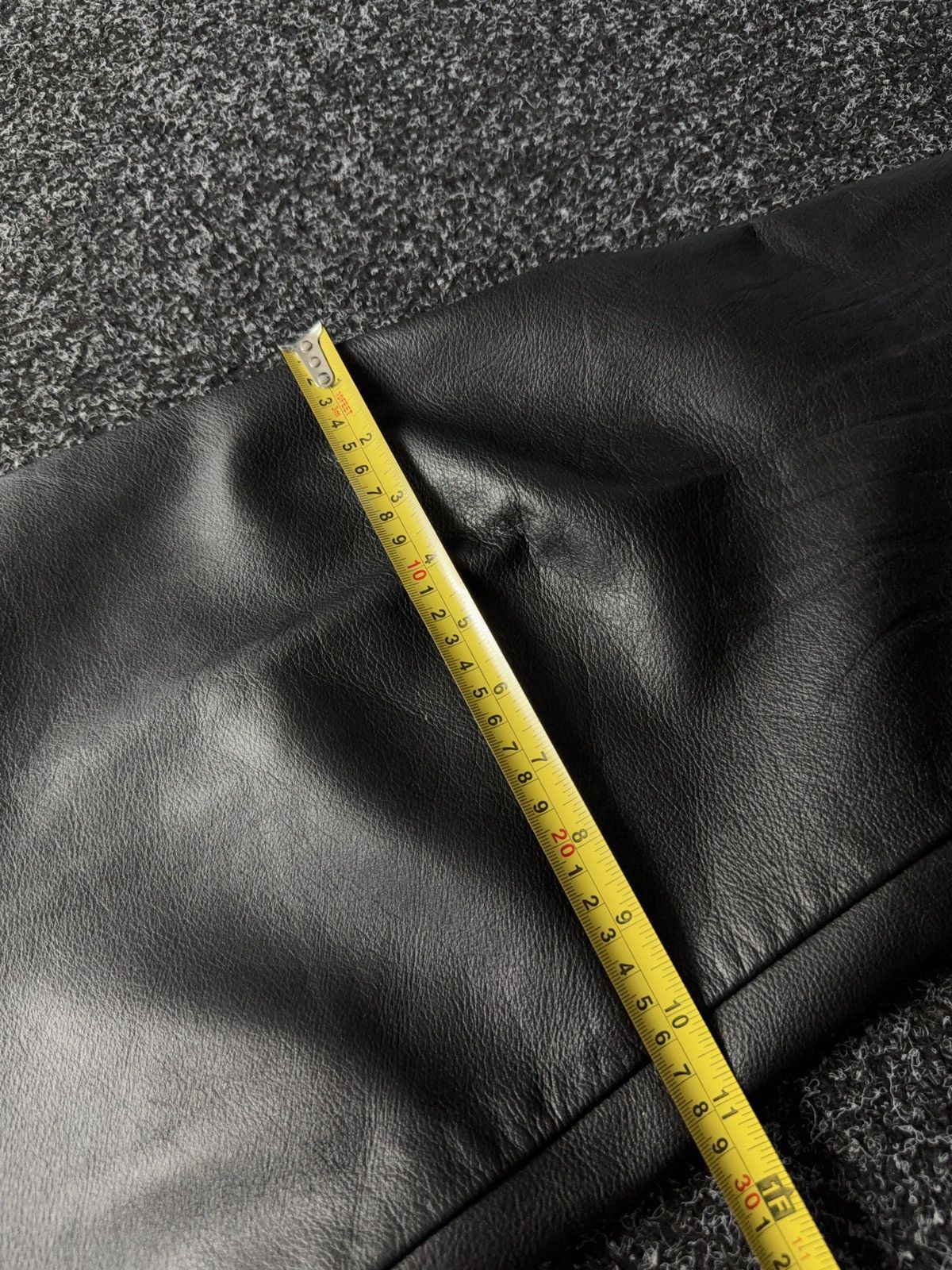 Leather Y2K Vintage Leather Pants Opium Style Alt Biker USA Rare Size US 37 - 19 Thumbnail