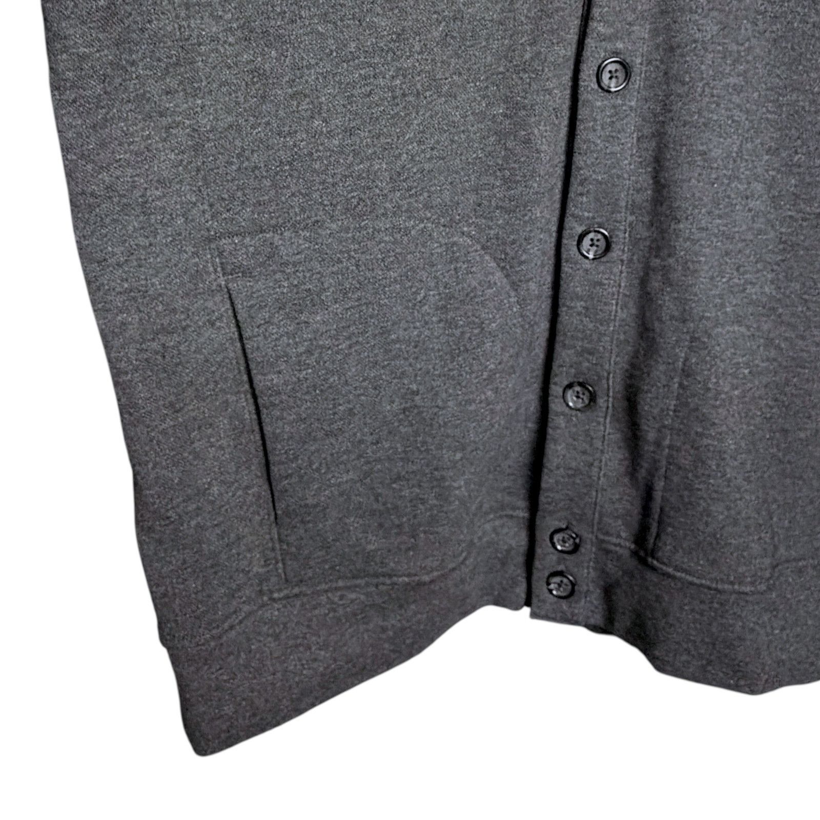 Bonobos Bonobos Gray Fleece Lined Cardigan Men's Medium 100% Cotton Size US M / EU 48-50 / 2 - 4 Thumbnail