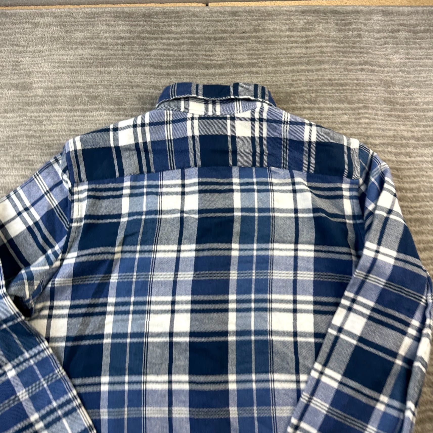 Polo Ralph Lauren Ralph Lauren Shirt Polo Button-Up Plaid Blue Medium Mens Classic Fit Size US M / EU 48-50 / 2 - 6 Thumbnail