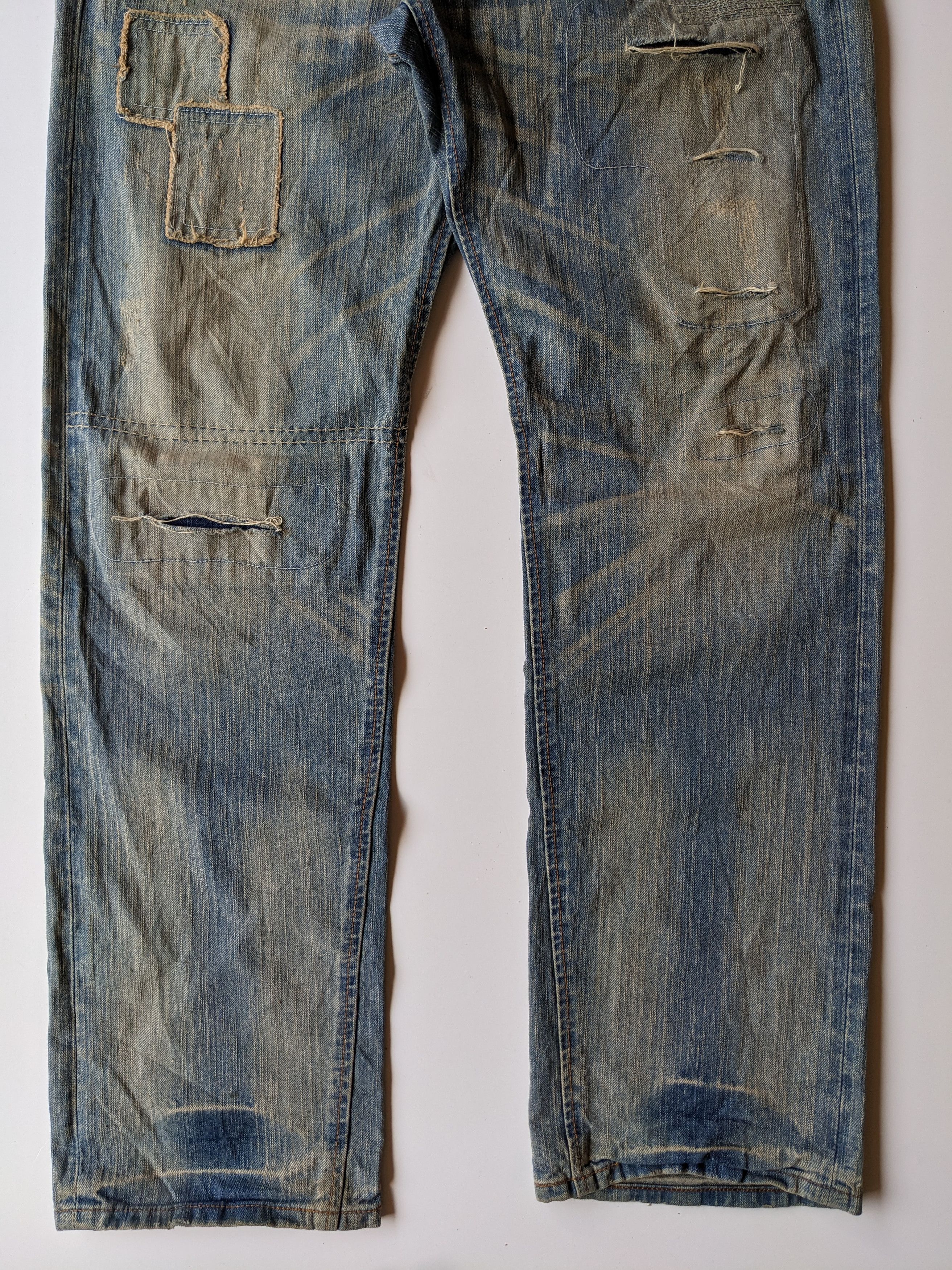 Edwin EDWIN 403XV Mudwash patchwork rusty jeans Size US 39 - 4 Thumbnail