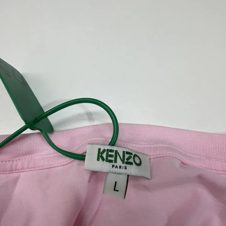 KENZO Pink Tiger Graphic Short Sleeve T-Shirt -2507