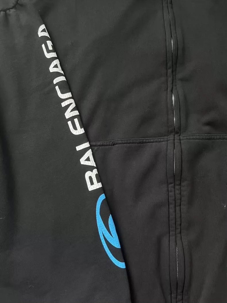 Balenciaga Balenciaga 2-in-1 Wave Destruction Jacket Size US XL / EU 56 / 4 - 3 Thumbnail