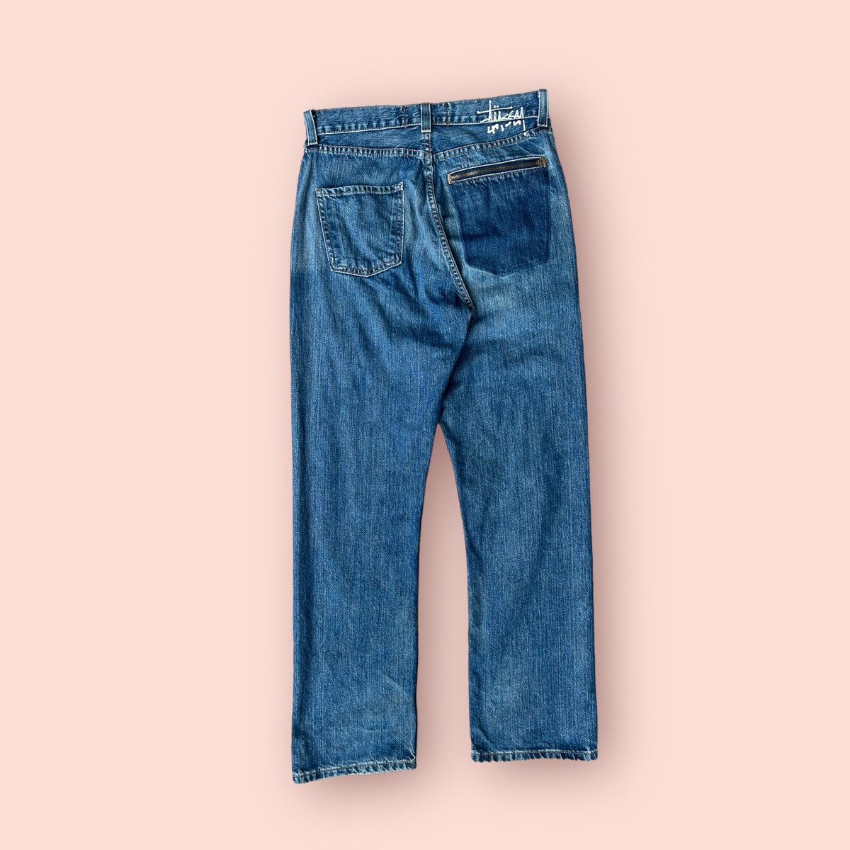 Stussy VINTAGE STUSSY JEANS STRAIGHT CUT WORKWEAR DENIM Size US 29 - 5 Thumbnail