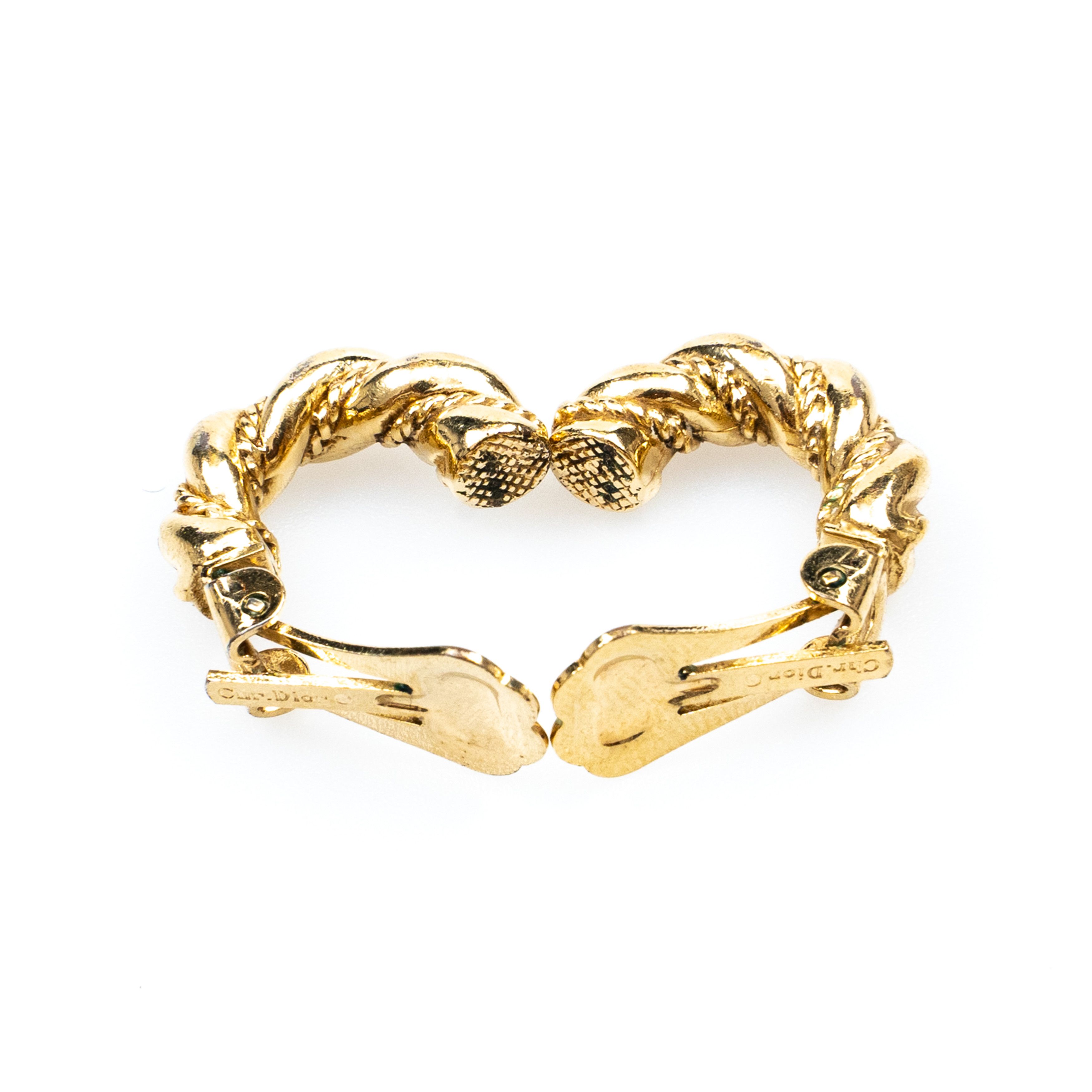 Dior Dior Clip Earrings Size ONE SIZE - 3 Thumbnail