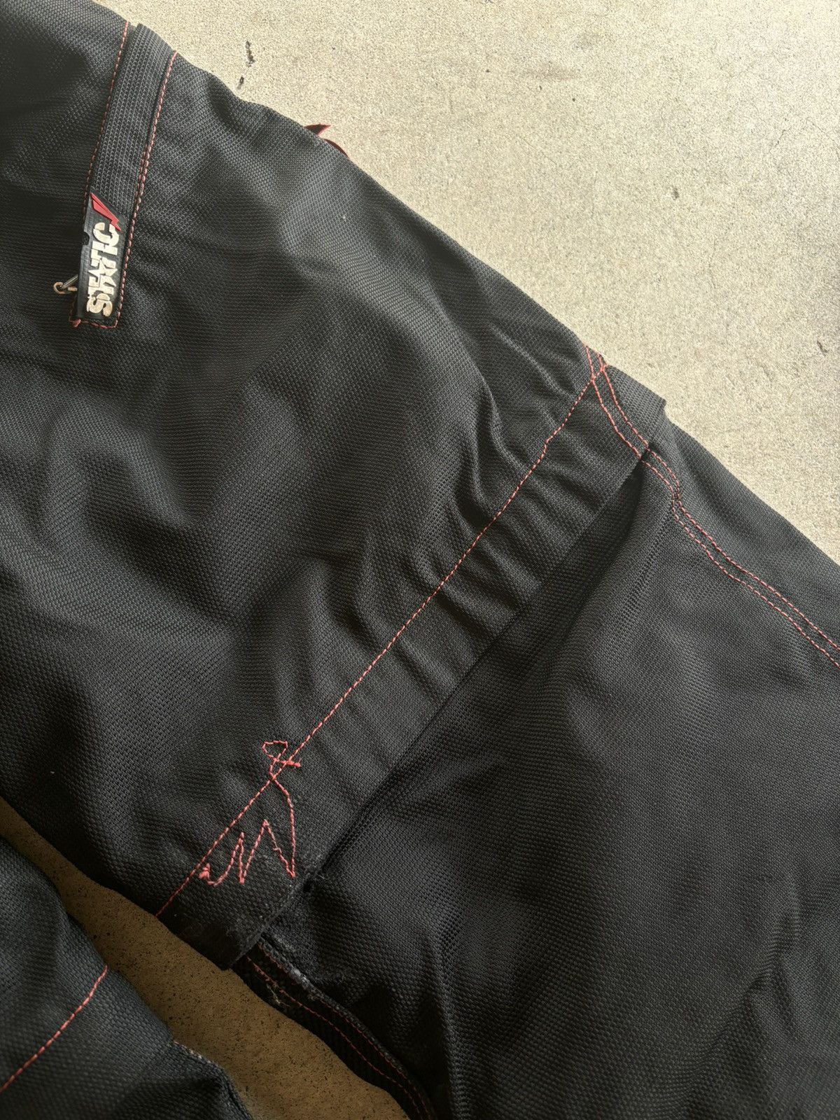 Vintage Crazy Thor Motocross Wide Leg Thick Red Accent Black Pants Size US 30 / EU 46 - 5 Thumbnail