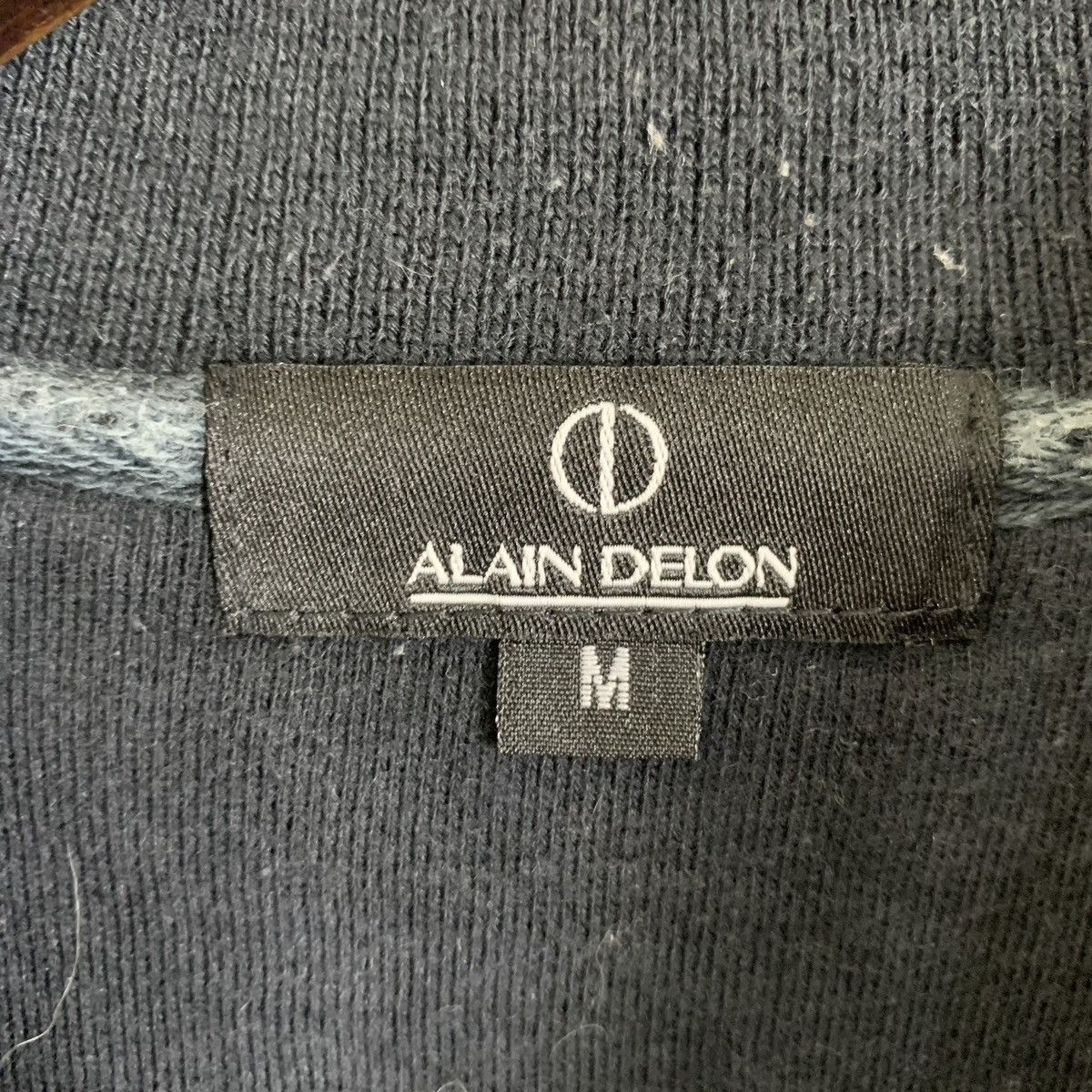 ALAIN DELON × Designer × Vintage Vintage Designer Luxury Alain Delon Half Zip Sweatshirt Size US M / EU 48-50 / 2 - 9 Thumbnail