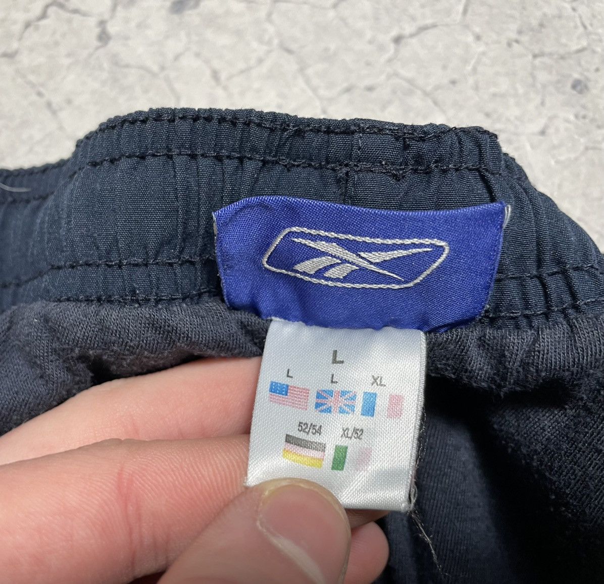 Reebok × Vintage Reebok Big Logo Vintage Nylon Pants Y2K Baggy Size US 34 / EU 50 - 7 Thumbnail