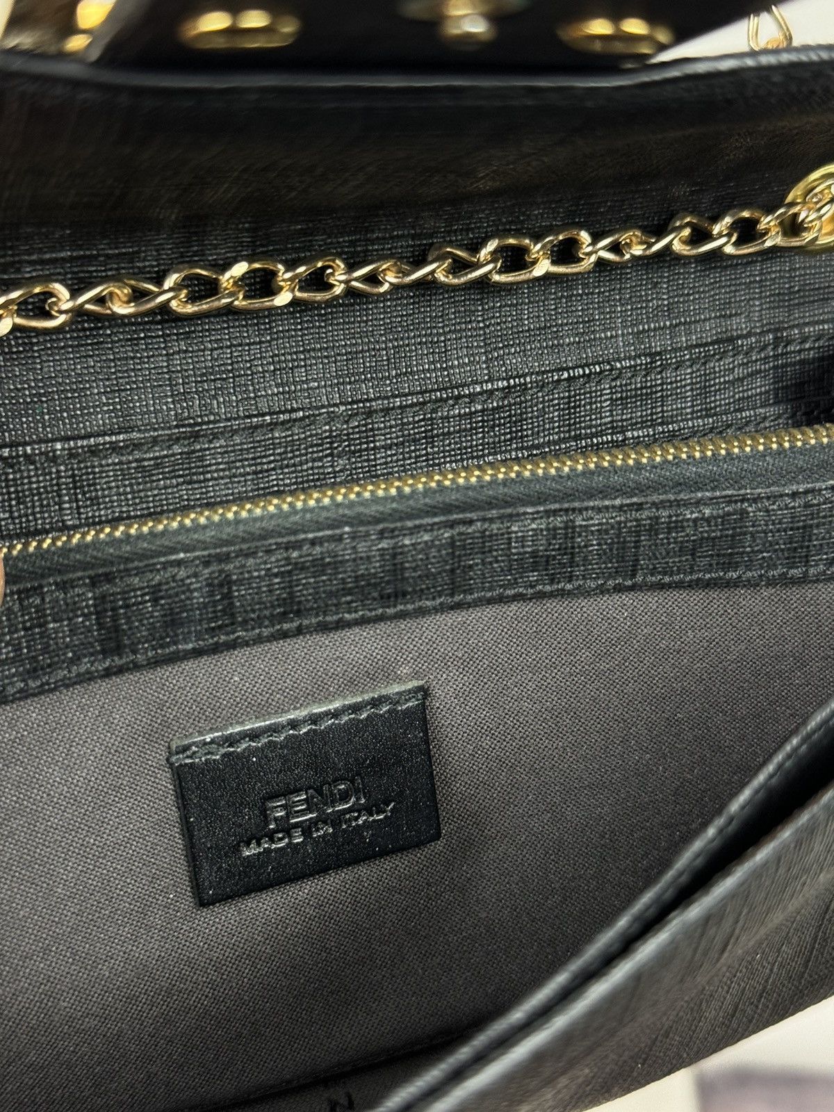 Fendi Shoulder leather bag Fendi FF monogram original rare item Size ONE SIZE - 5 Thumbnail