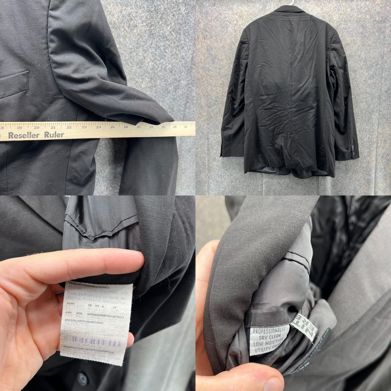Hugo Boss HUGO BOSS Blazer Men 48 Adult Brown Wool Single-Breasted Regular Jacket Coat Dress Suit Tuxedo Size 48R - 8 Thumbnail