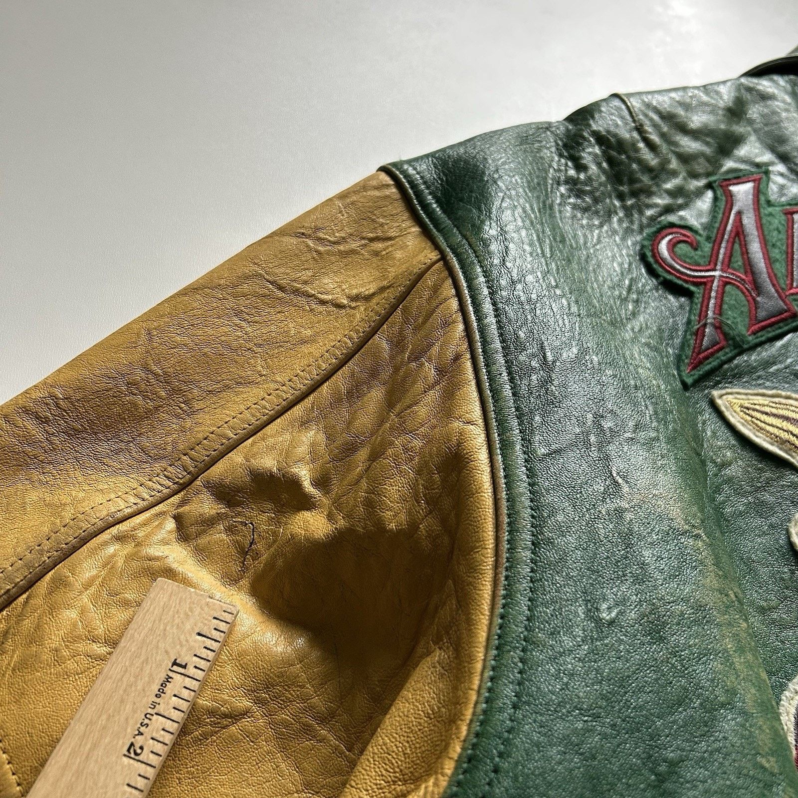 Avirex × Vintage Vintage 90s Avirex Alaskan Wild Bears Leather Jacket Large Size US L / EU 52-54 / 3 - 8 Thumbnail