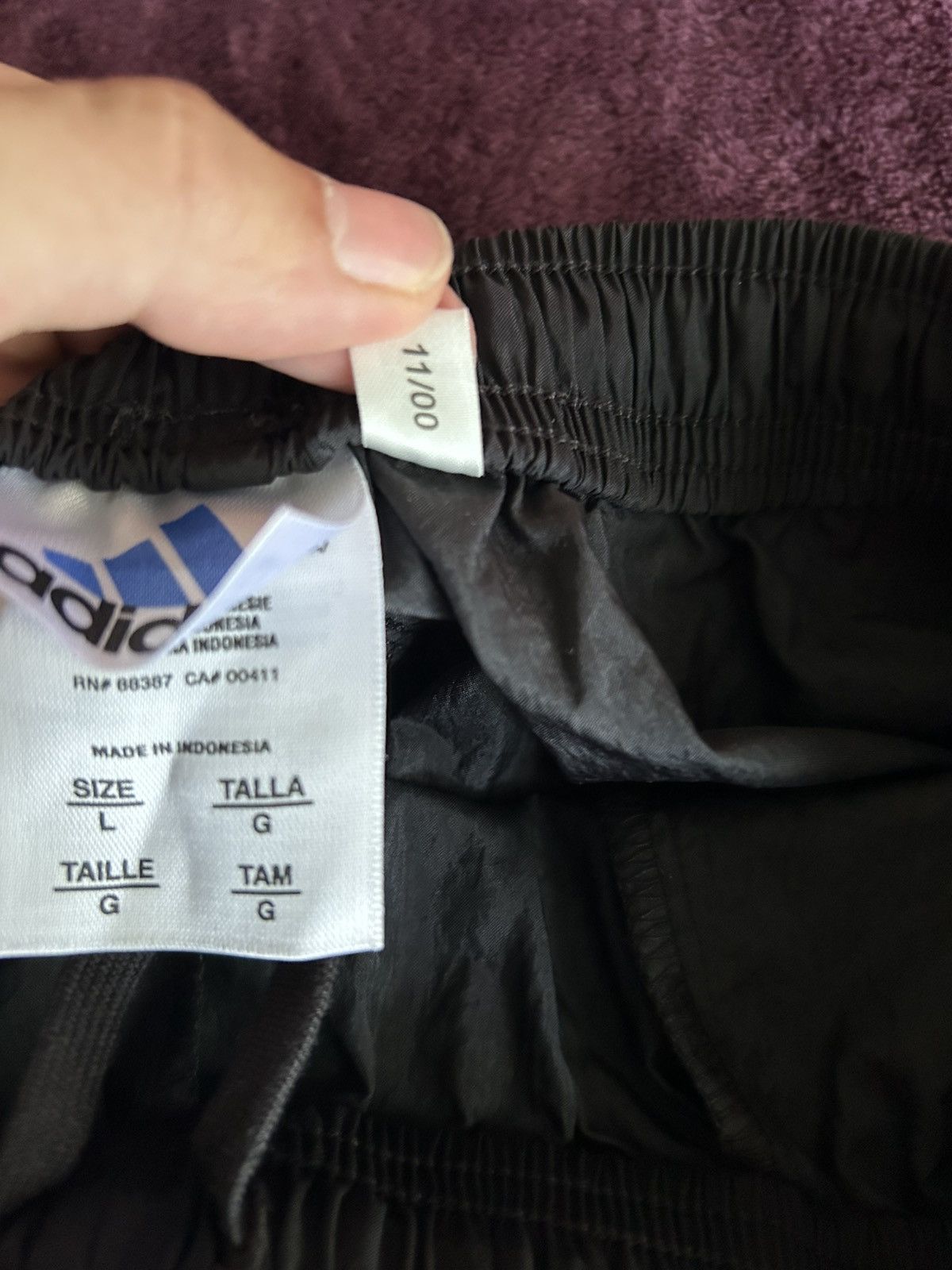 Adidas Vintage Y2K 2000 Adidas Nylon Track Pants Sz L Size US 34 / EU 50 - 13 Thumbnail