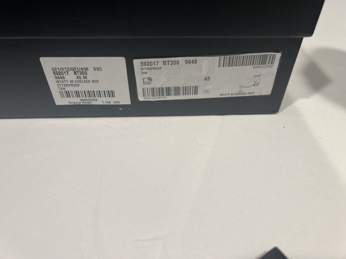 Saint Laurent Paris Saint Laurent men’s wyatt 40 Chelsea boots. 45/12.$1190 Size US 12 / EU 45 - 3 Thumbnail