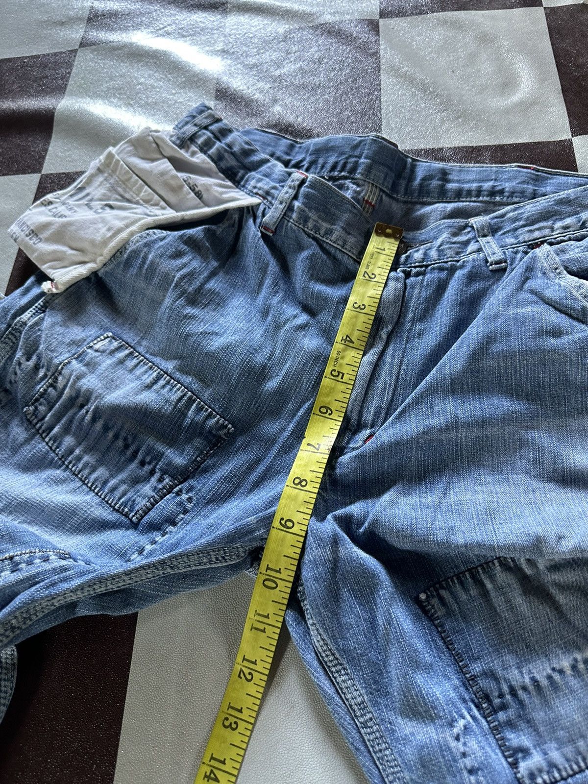 Japanese Brand Denim & dungare sashiko carpenter jeans Size US 30 / EU 46 - 20 Thumbnail