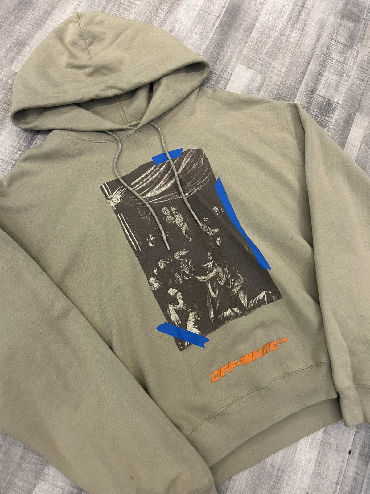 Off-White Off-White x Browns Caravaggio Hoodie Size US XXL / EU 58 / 5 - 3 Thumbnail