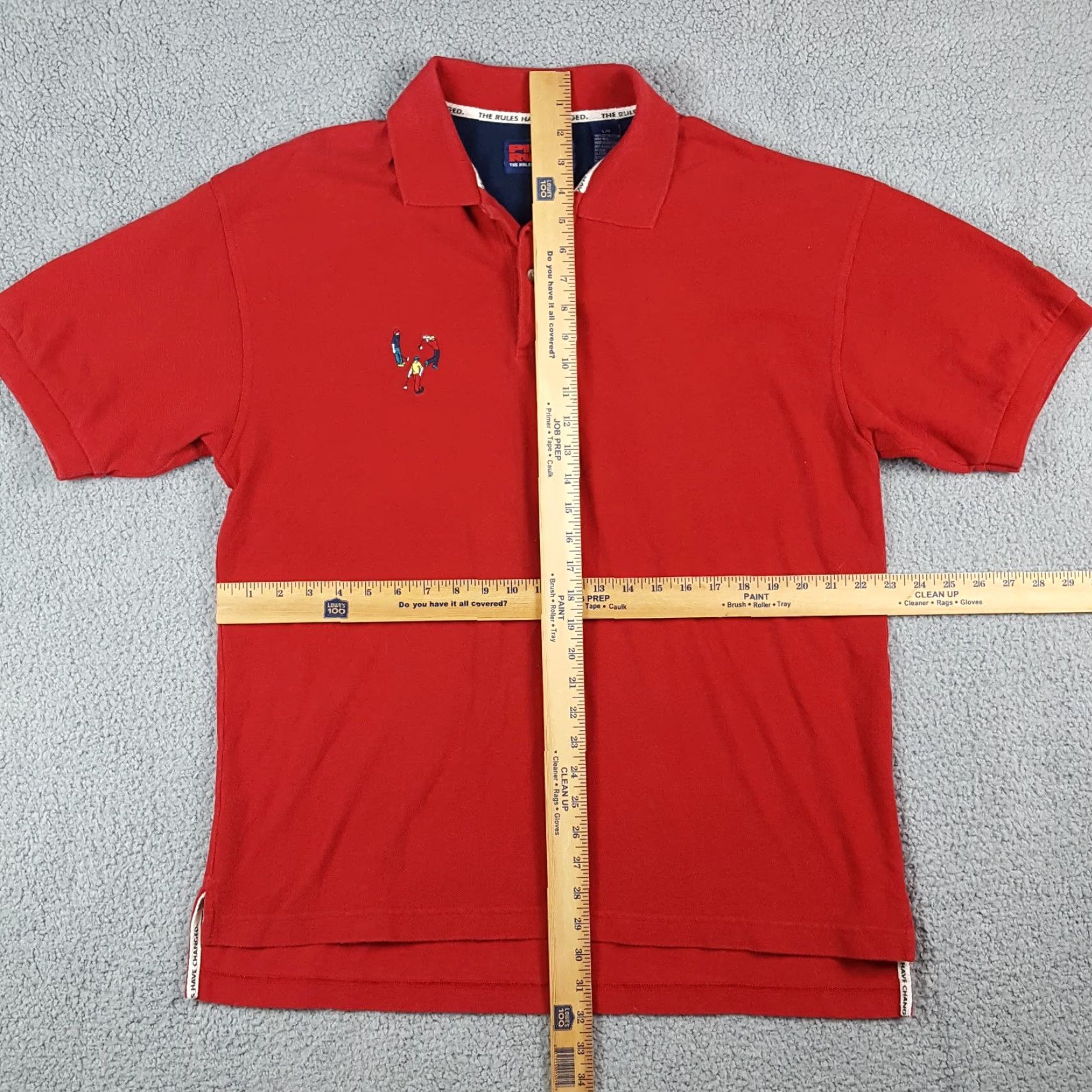 Vintage VINTAGE Pivot Rules Golf Polo Shirt Mens L Red Short Sleeve Button Collar 90s Preppy Embroidered Polo Shirt Mens Size US L / EU 52-54 / 3 - 5 Thumbnail