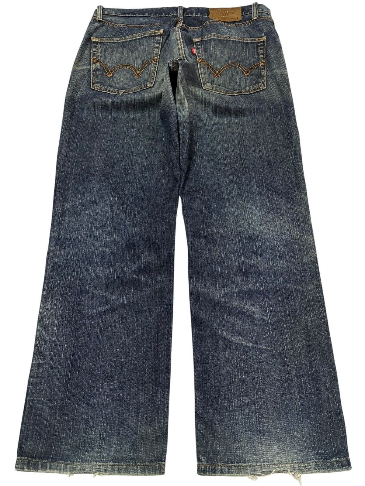Edwin Vtg Edwin Japan 503 Distressed Jeans Size US 32 / EU 48 - 2 Thumbnail