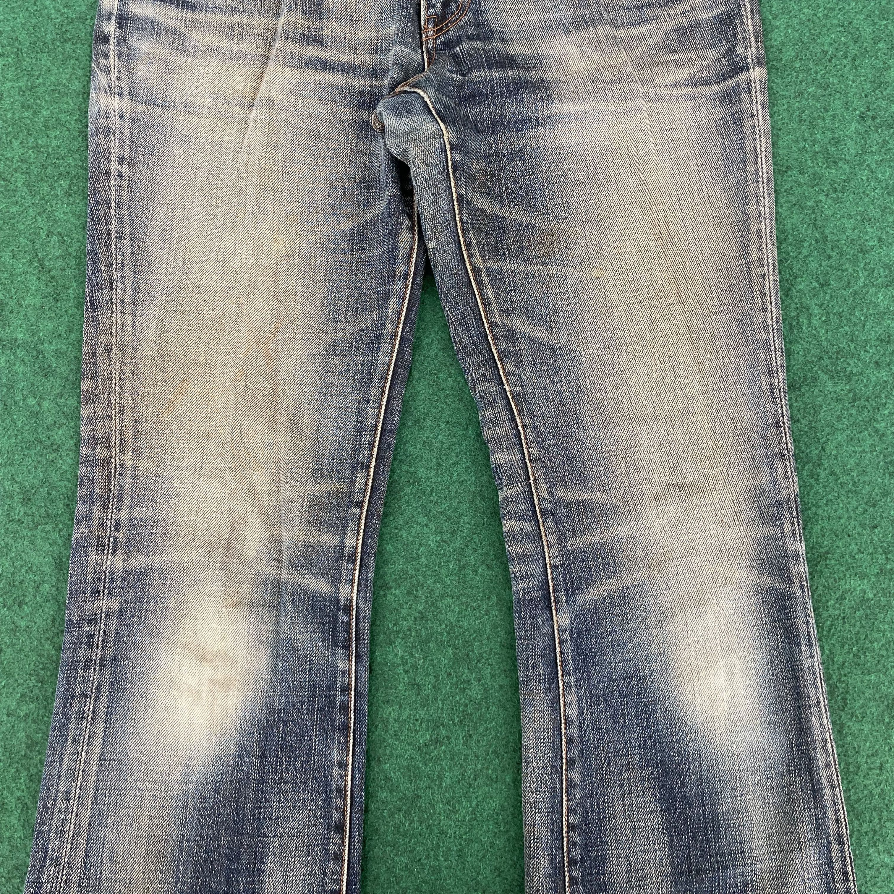 Big John Vtg Big John Blue Denim Flare Sz 32 Bootcut Jeans Size US 32 / EU 48 - 6 Thumbnail
