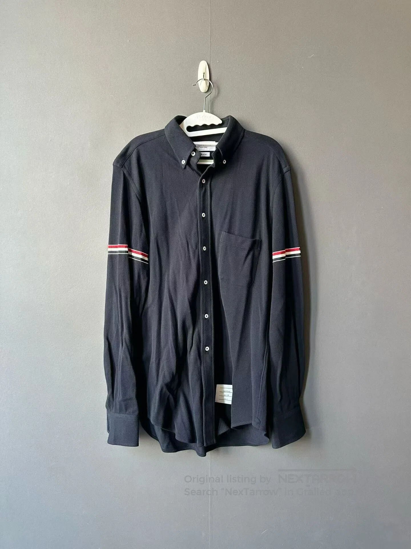 Thom Browne Thom Browne Navy Double. Size US XL / EU 56 / 4 - 1 Thumbnail