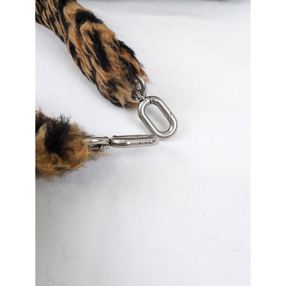 Balenciaga o1rshd1 Size:OS / Leopard Hourglass Top Hand Bag Beige/Brown Size ONE SIZE - 18 Thumbnail