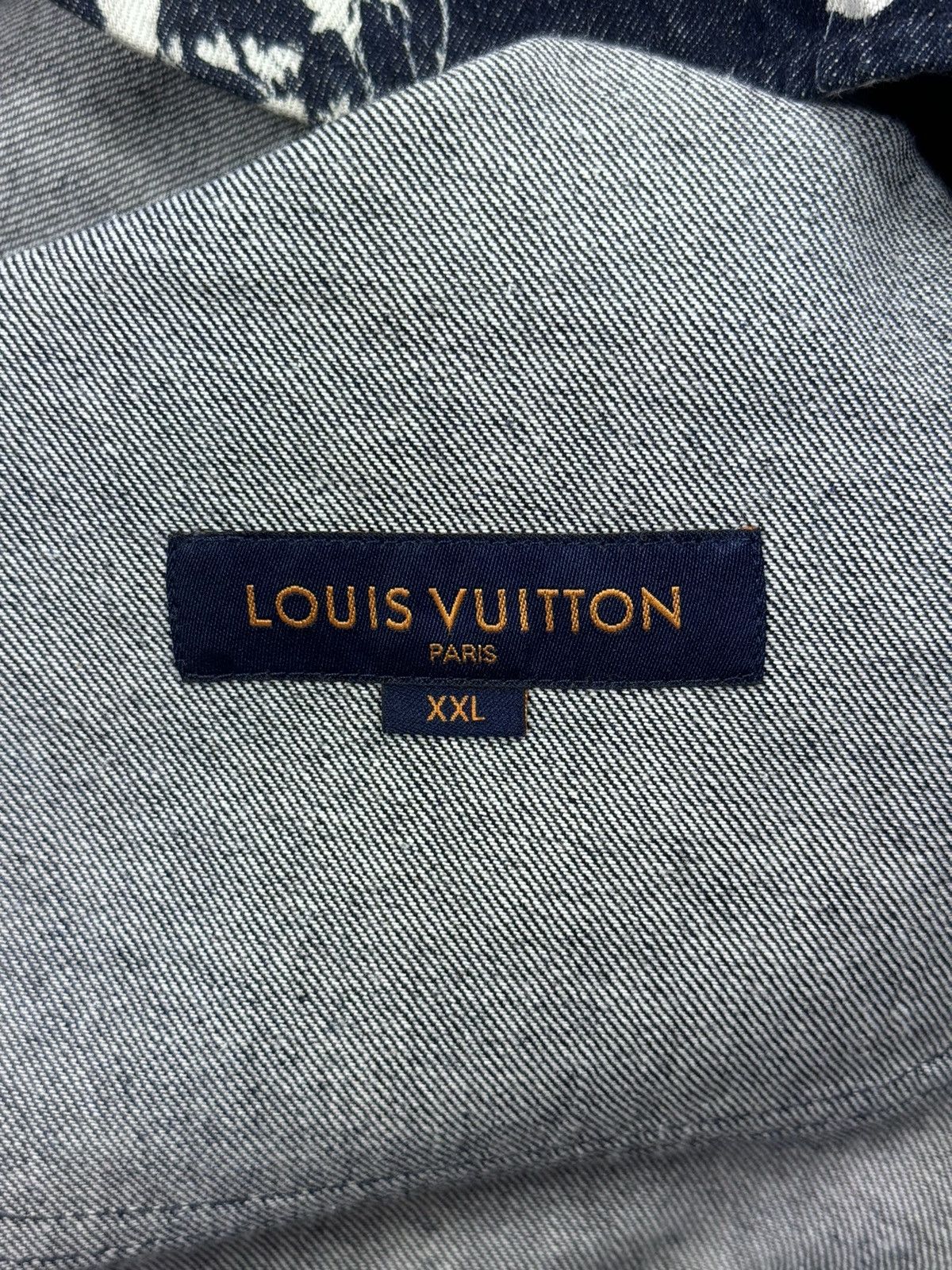 Louis Vuitton MONOGRAM FLOWER PRINT DENIM SHIRT Size US XXL / EU 58 / 5 - 8 Thumbnail