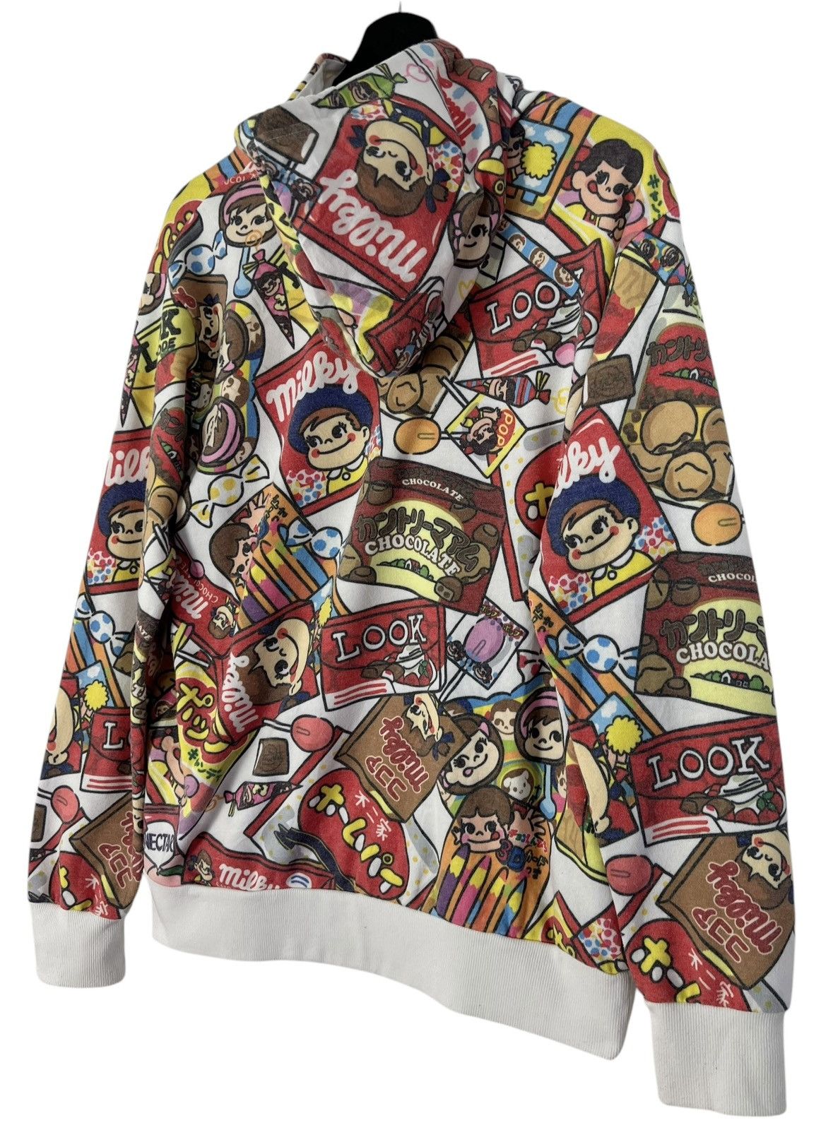 Anime × Cartoon Network × Japanese Brand Sanrio Peko Chan Candy Anime Comic Manga Overprint Hoodie Size US L / EU 52-54 / 3 - 4 Thumbnail