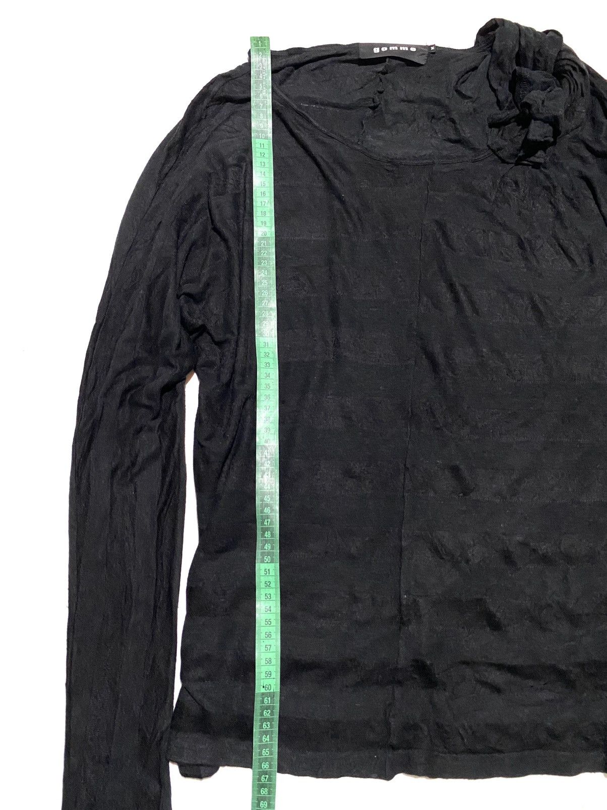 Yohji Yamamoto GOMME MAKI HIROSHIGE BY YOHJI YAMAMOTO ASYMMETRICAL SHIRT Size US M / EU 48-50 / 2 - 6 Thumbnail