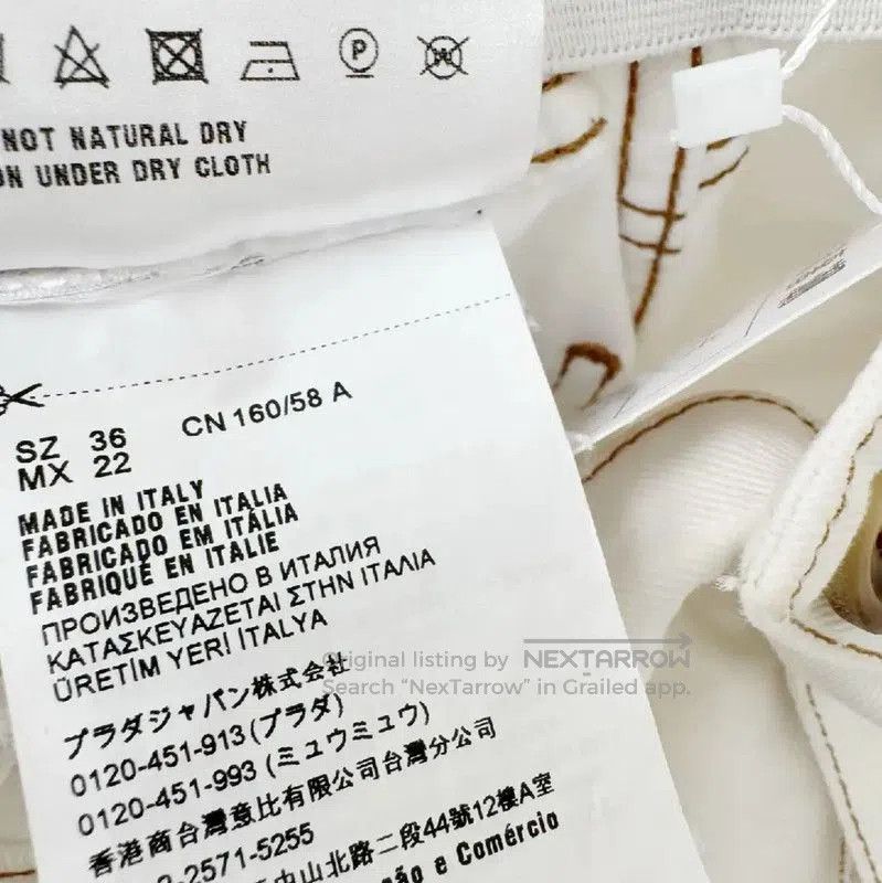 Miu Miu Miu Miu White Cotton Women's Shorts . Size 23" - 7 Thumbnail