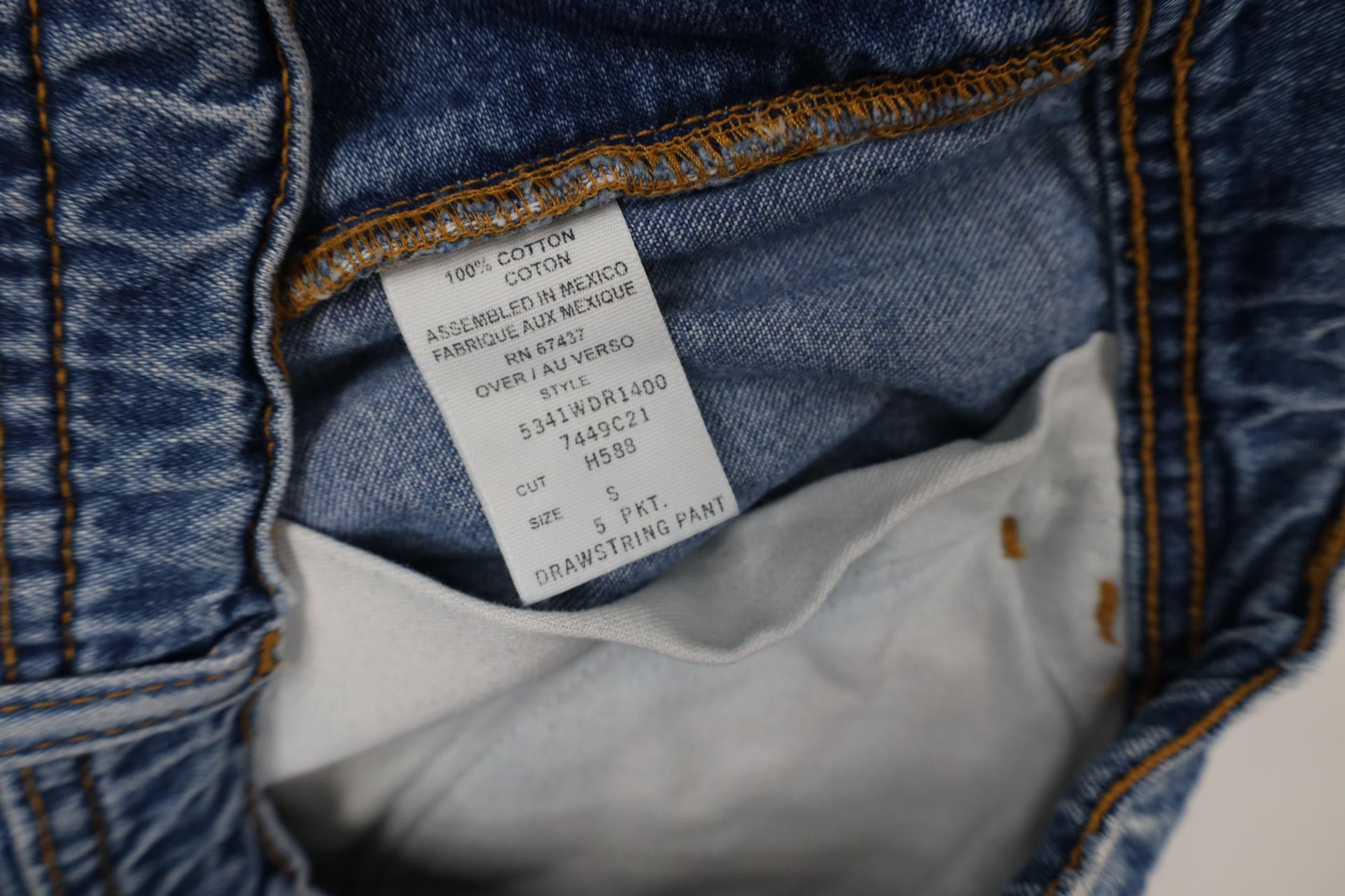 Polo Ralph Lauren Vintage 90s Ralph Lauren Spell Out Wide Leg Denim Jeans Blue Size US 32 / EU 48 - 10 Thumbnail