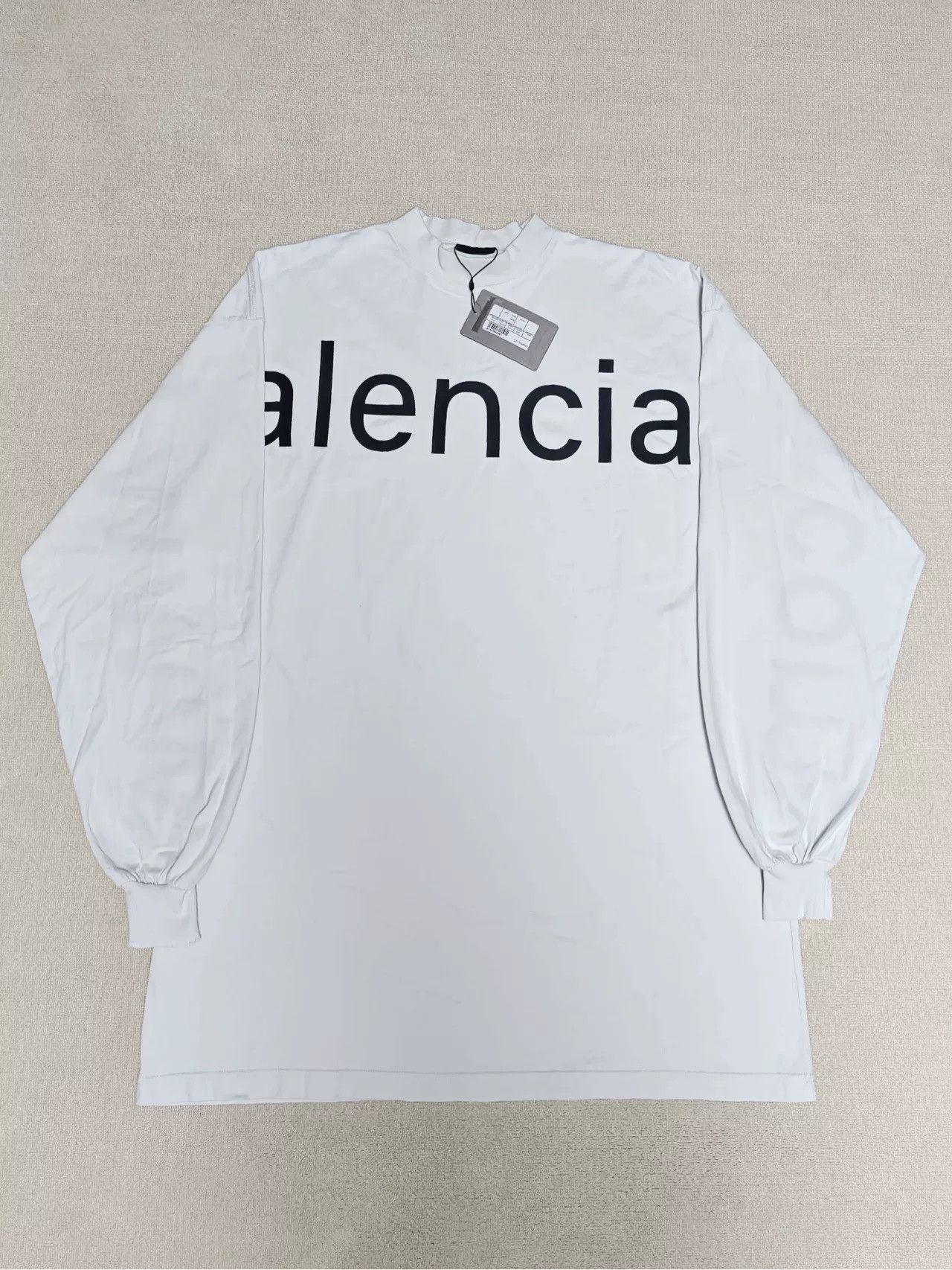 Balenciaga Balenciaga 23FW Distressed Embroidered Longsleeve Size US L / EU 52-54 / 3 - 1 Thumbnail