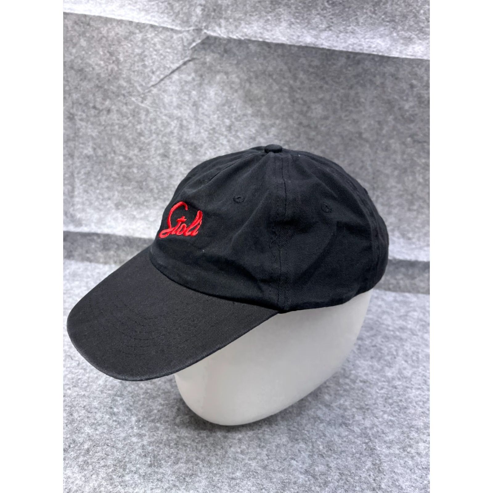 Vintage HitWear Hat Cap Adjustable One Size Black Cotton Low Profile Unisex Adults Baseball Cap Logo Vodka Black Twill Vintage: No (avoid extra) Size ONE SIZE - 4 Thumbnail
