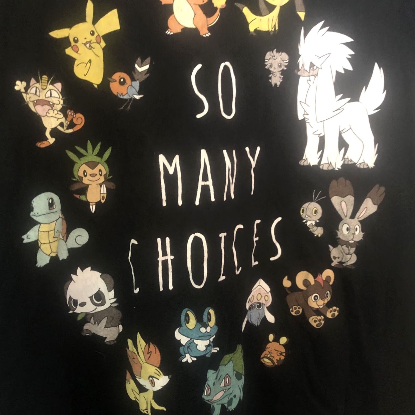 Vintage Mighty Fine Pokemon T-Shirt Juniors 0 Short Sleeve Round Neck Black Graphic Tee Womens/Teens Size XS / US 0-2 / IT 36-38 - 2 Thumbnail