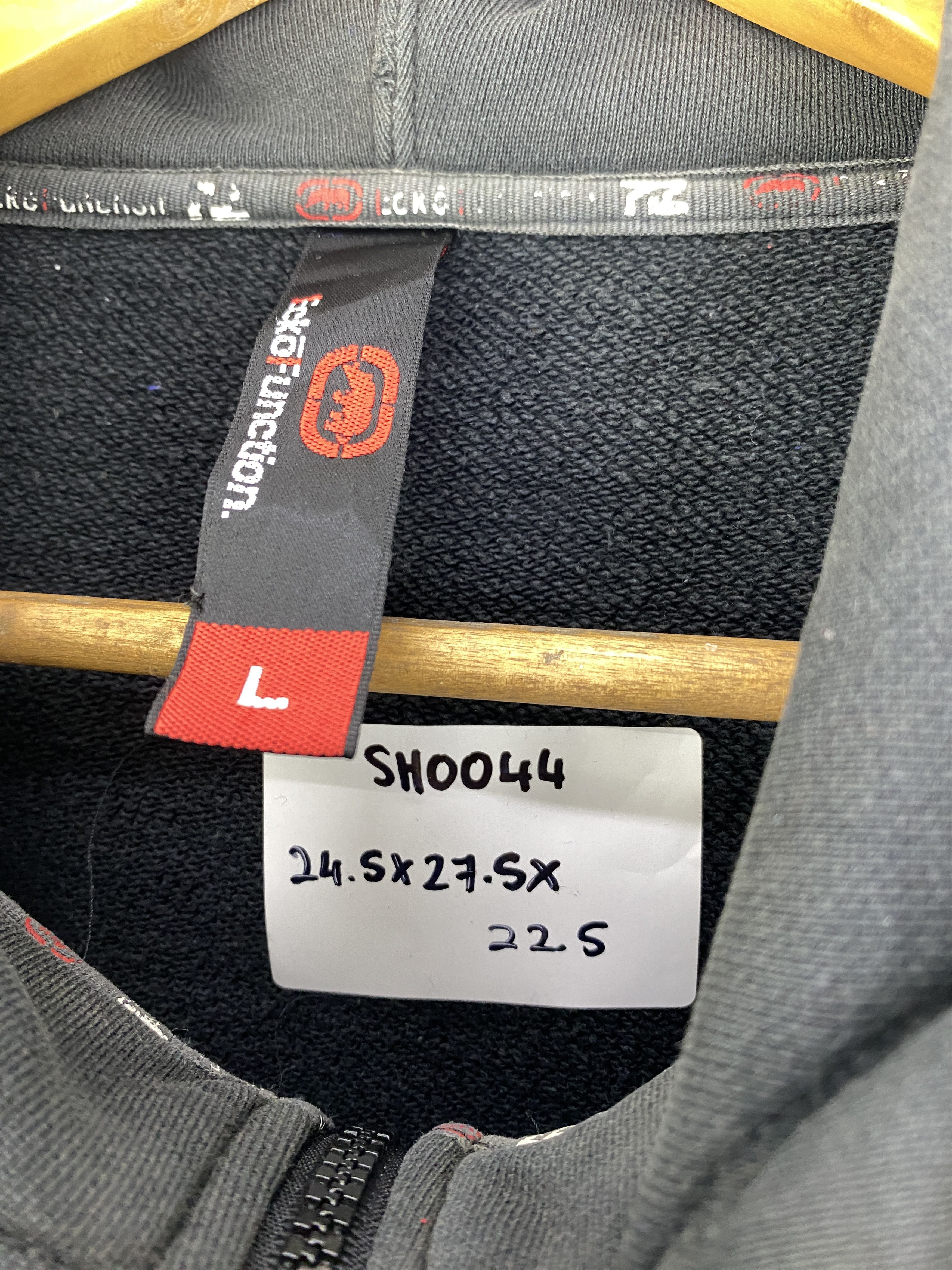 Ecko Unltd. × Vintage Vintage Ecko Function Wording Zipper Hoodie SH0044 Size US L / EU 52-54 / 3 - 15 Thumbnail